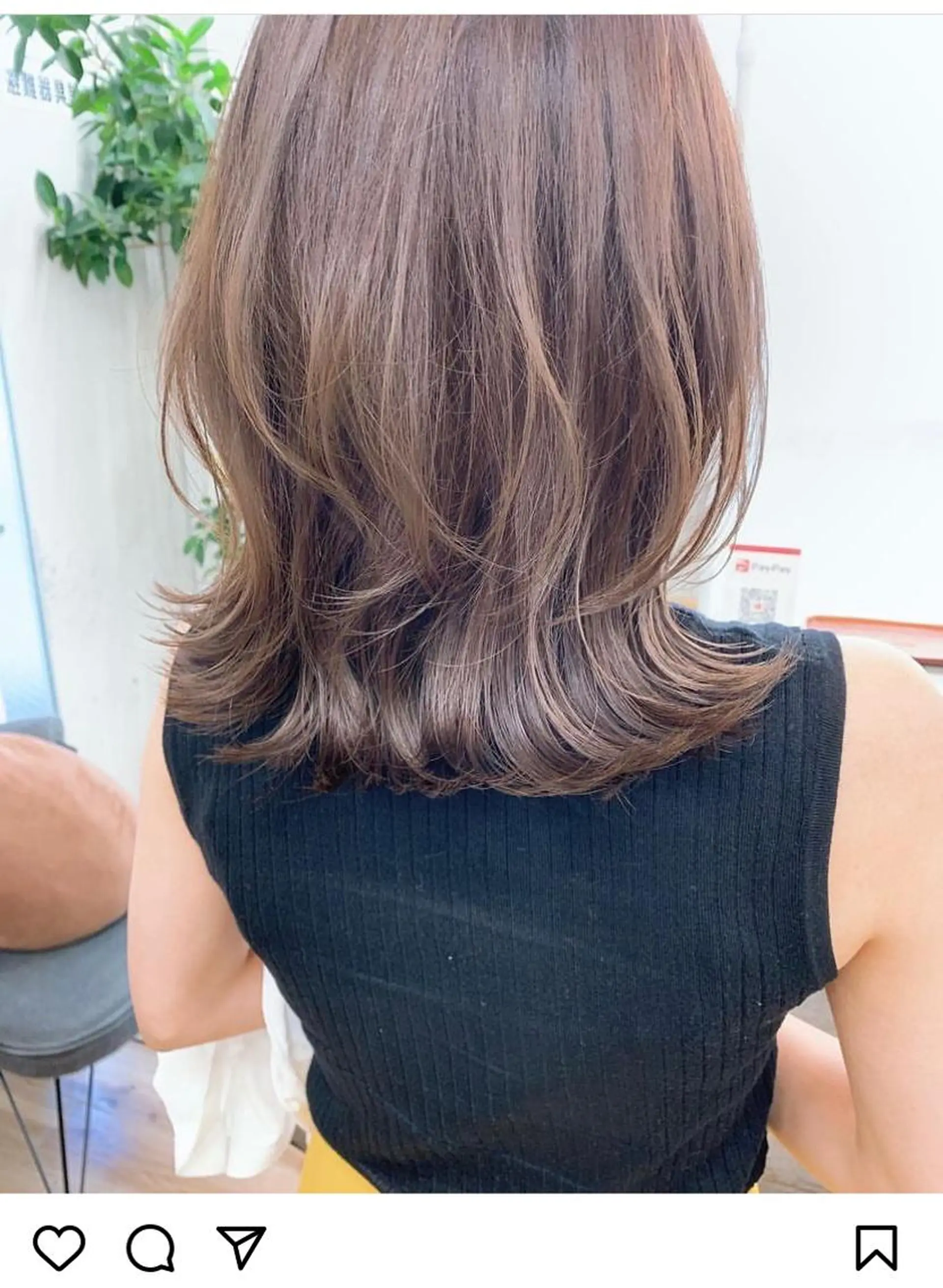ロング 小林 叶佳のヘアスタイル