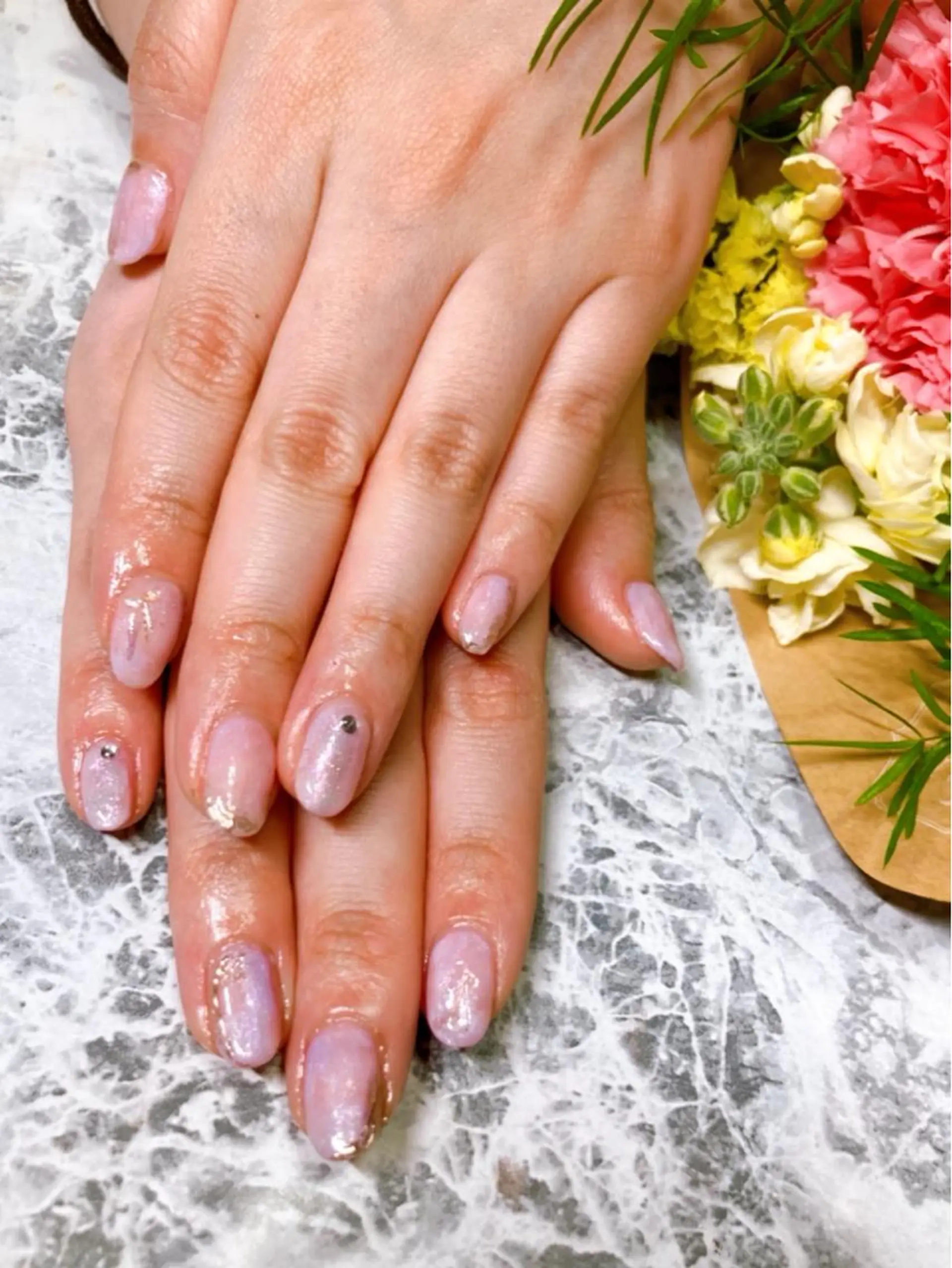 ネイル ニュアンスネイル ネイルケアサロン Campanulaのネイルデザイン