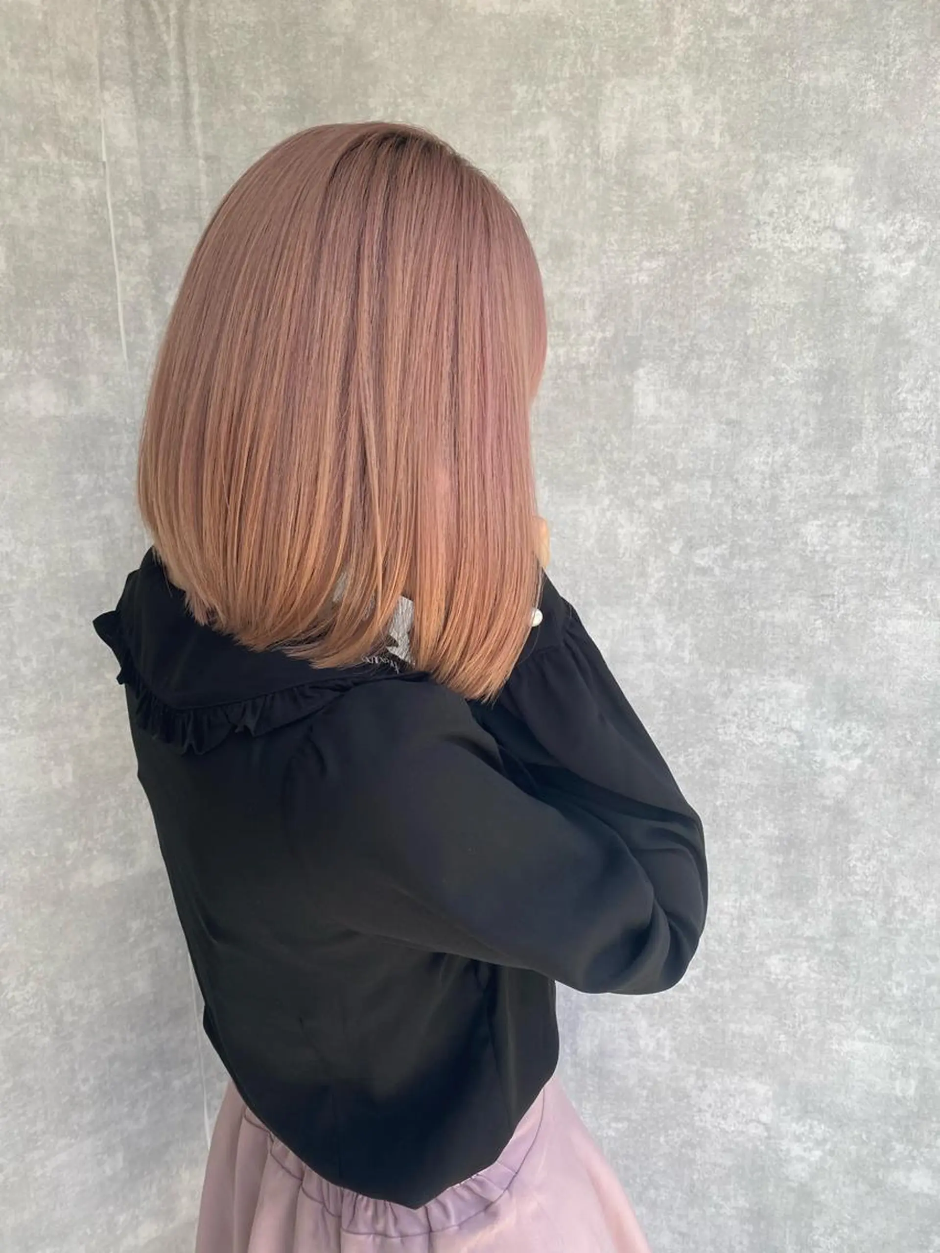 ミディアム カラー ヘアカラー トリートメント 入江 允のヘアスタイル