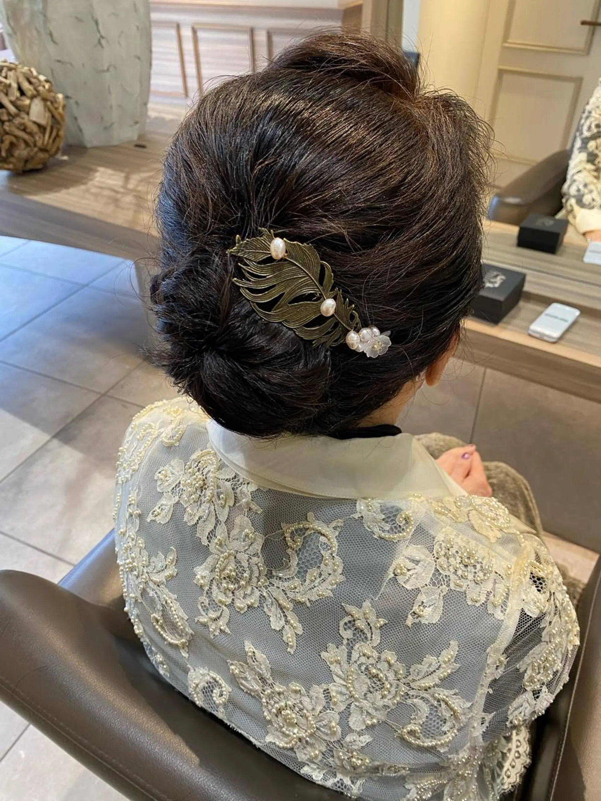 ミディアム ヘアセット 川越 輝梨奈のヘアスタイル