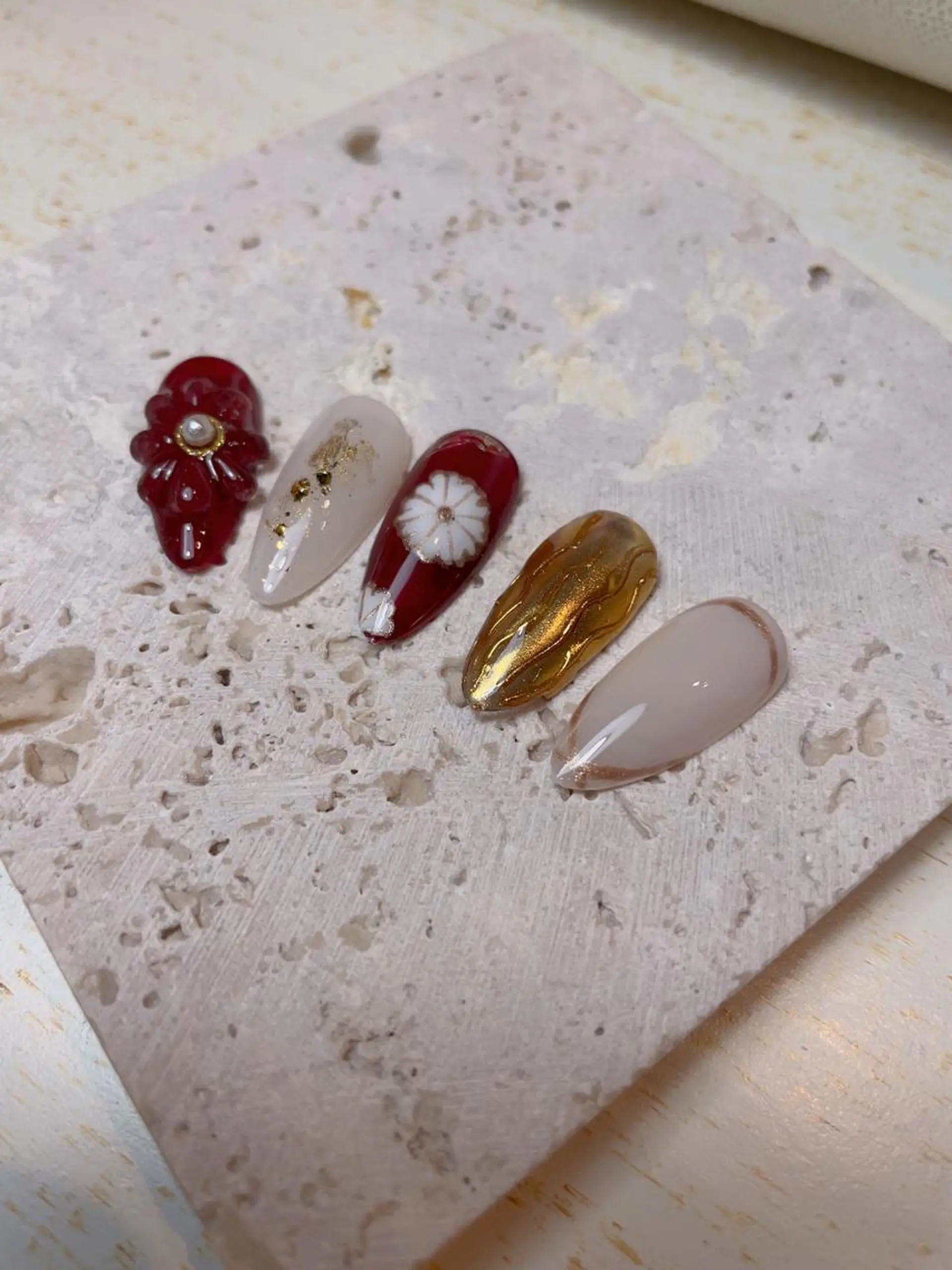 ネイル 成人式 ハンドネイル 南野 由希のネイルデザイン