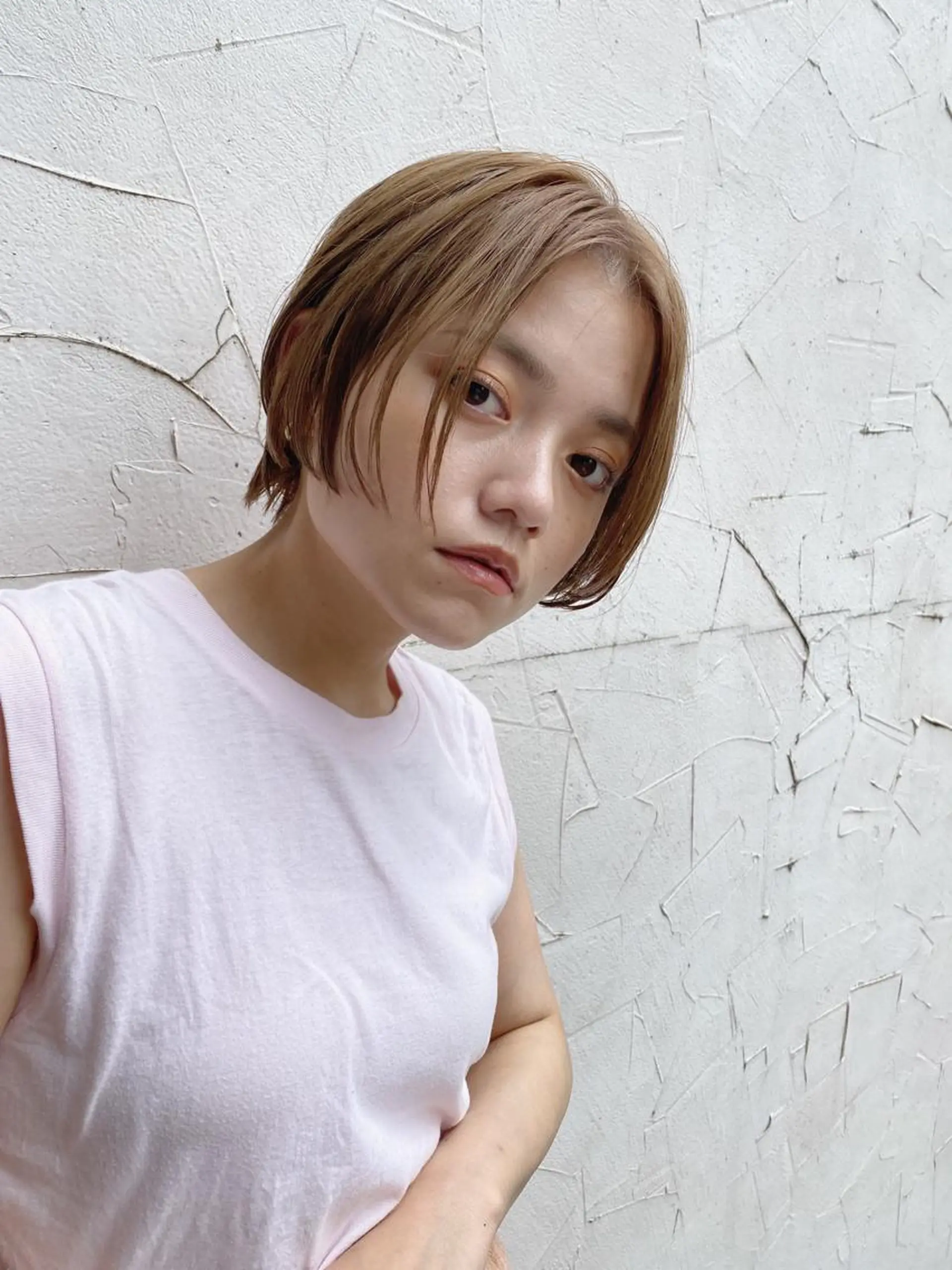 ショート カラー ショートボブ ボブ ショートヘア カット ヘアカラー トリートメント 店長✂️KOTA✂️ oggiottoのヘアスタイル