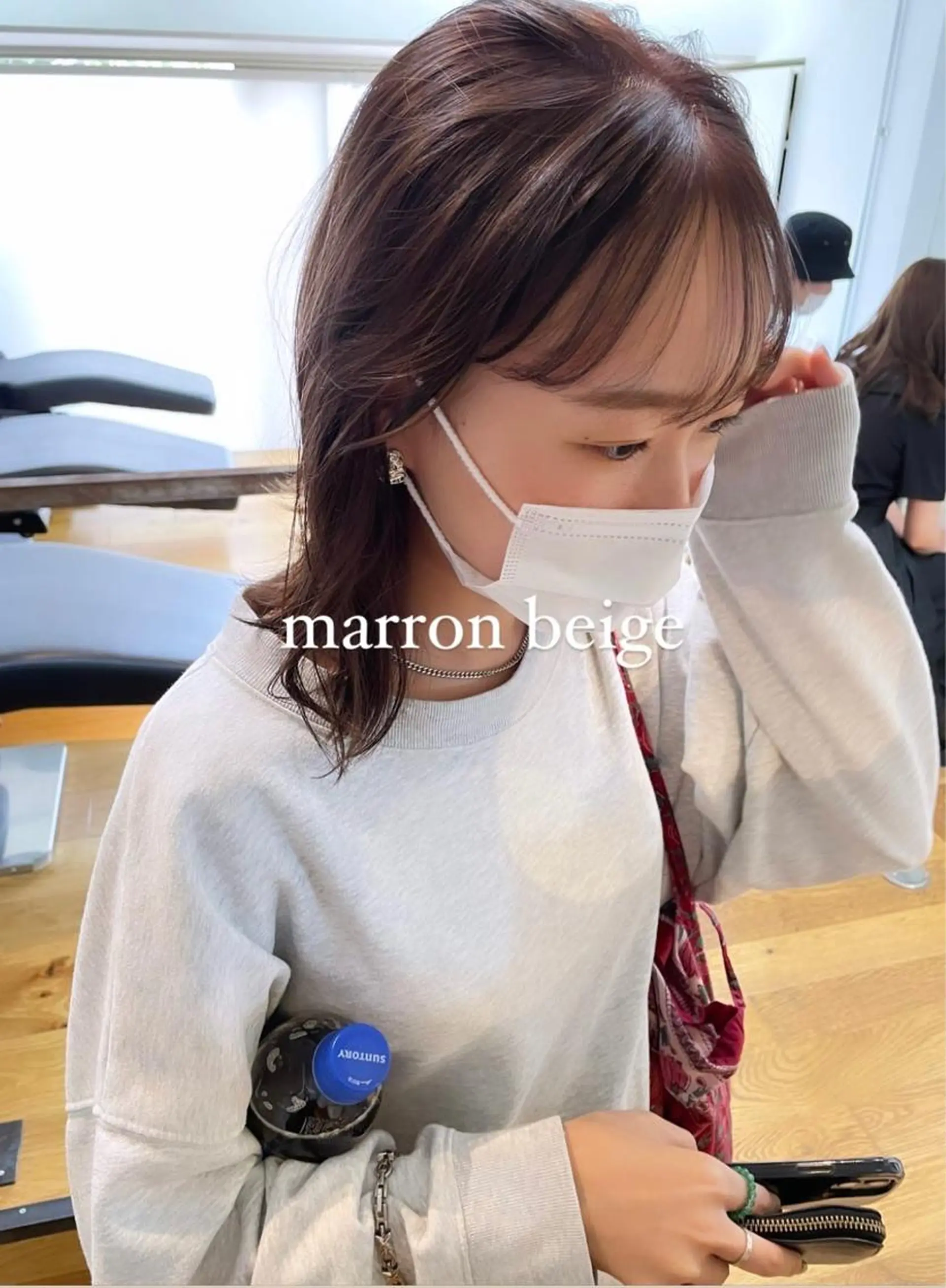 ミディアム カラー カット ヘアカラー トリートメント 🟧オシャレ女子多数 アツシ🟧のヘアスタイル