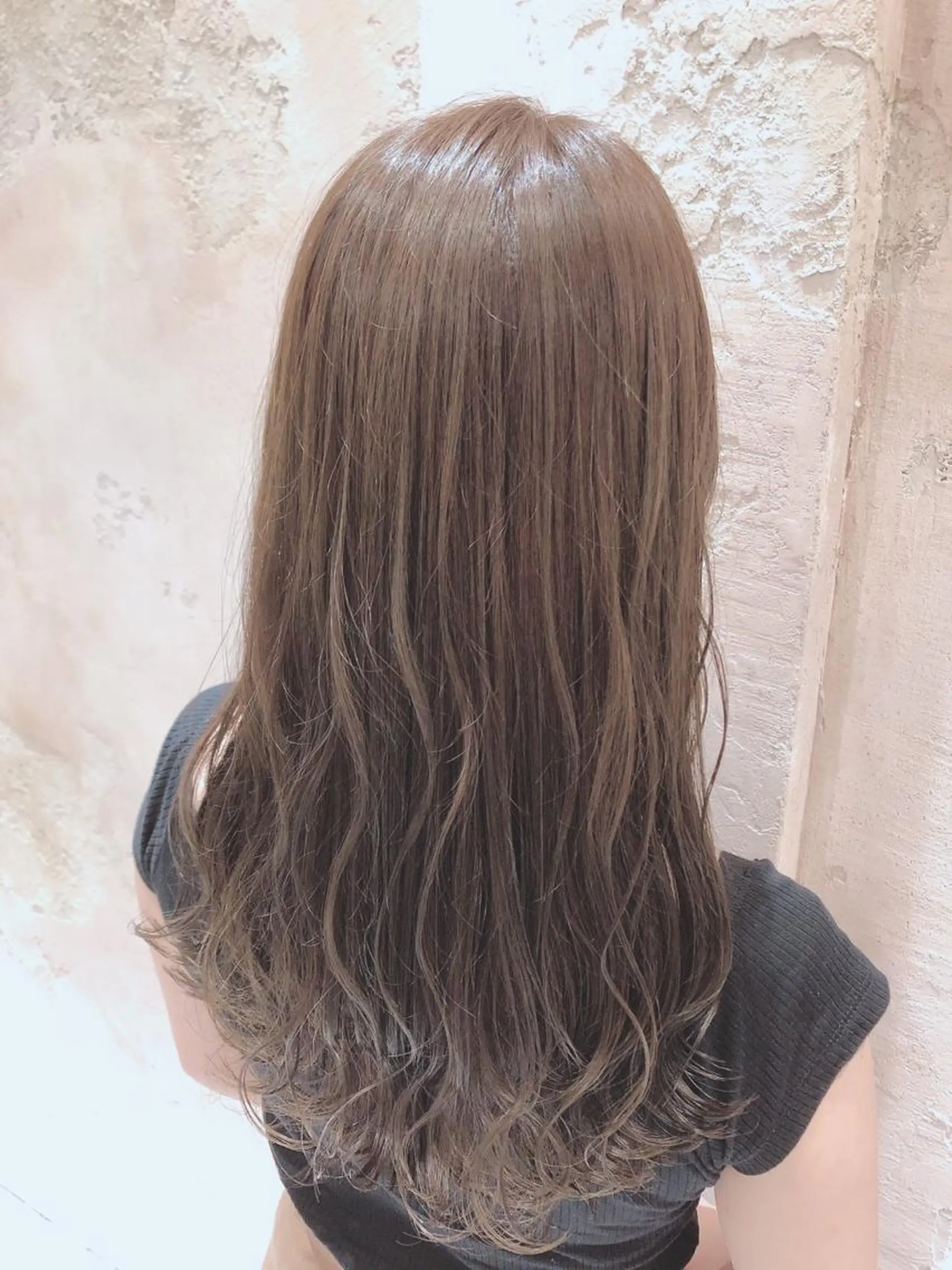 セミロング カット ヘアカラー トリートメント 代表山口ひな 髪質改善のプロのヘアスタイル