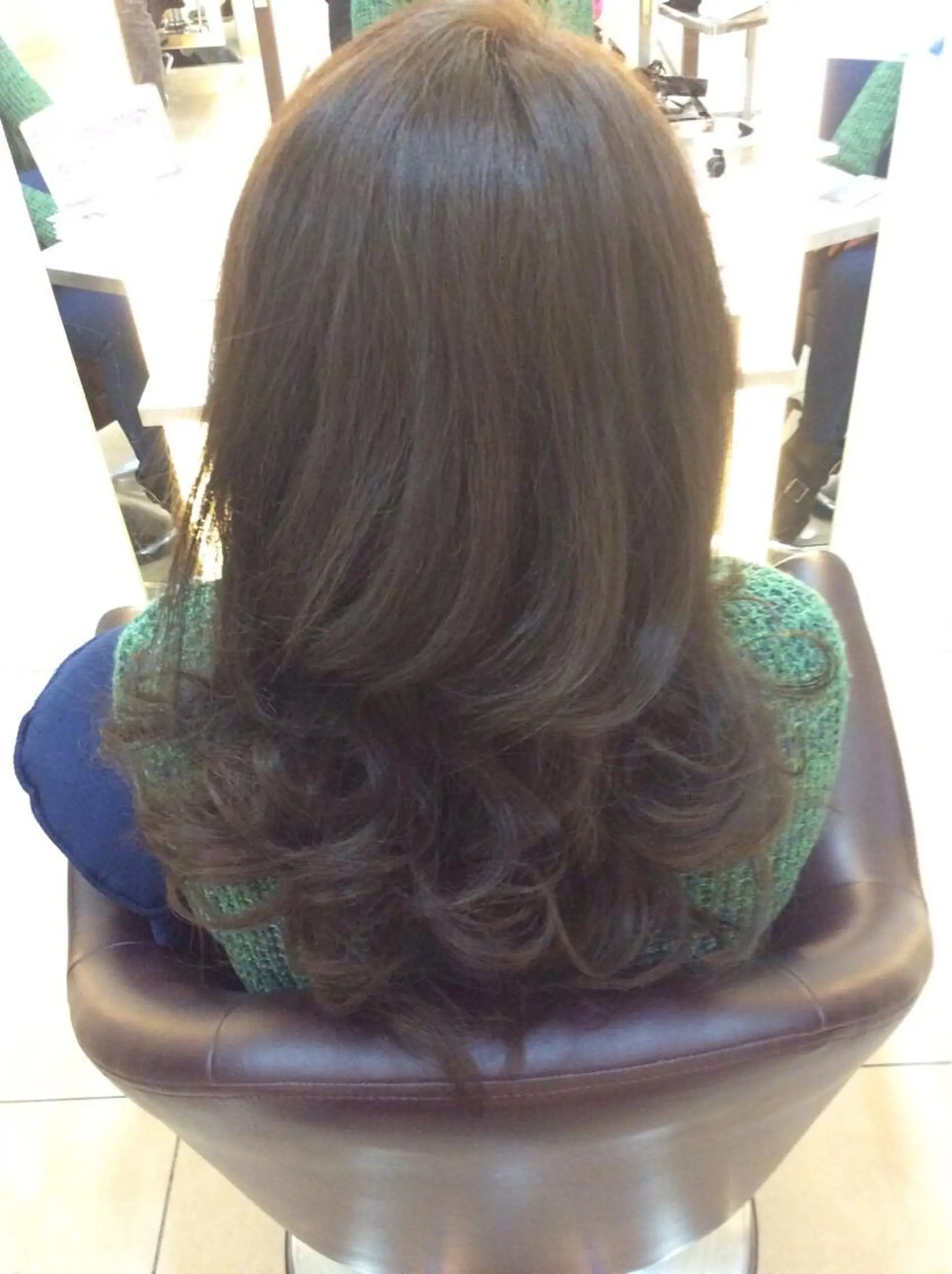 セミロング カラー アッシュ 似合わせ／代表 髪質改善/山田将大のヘアスタイル