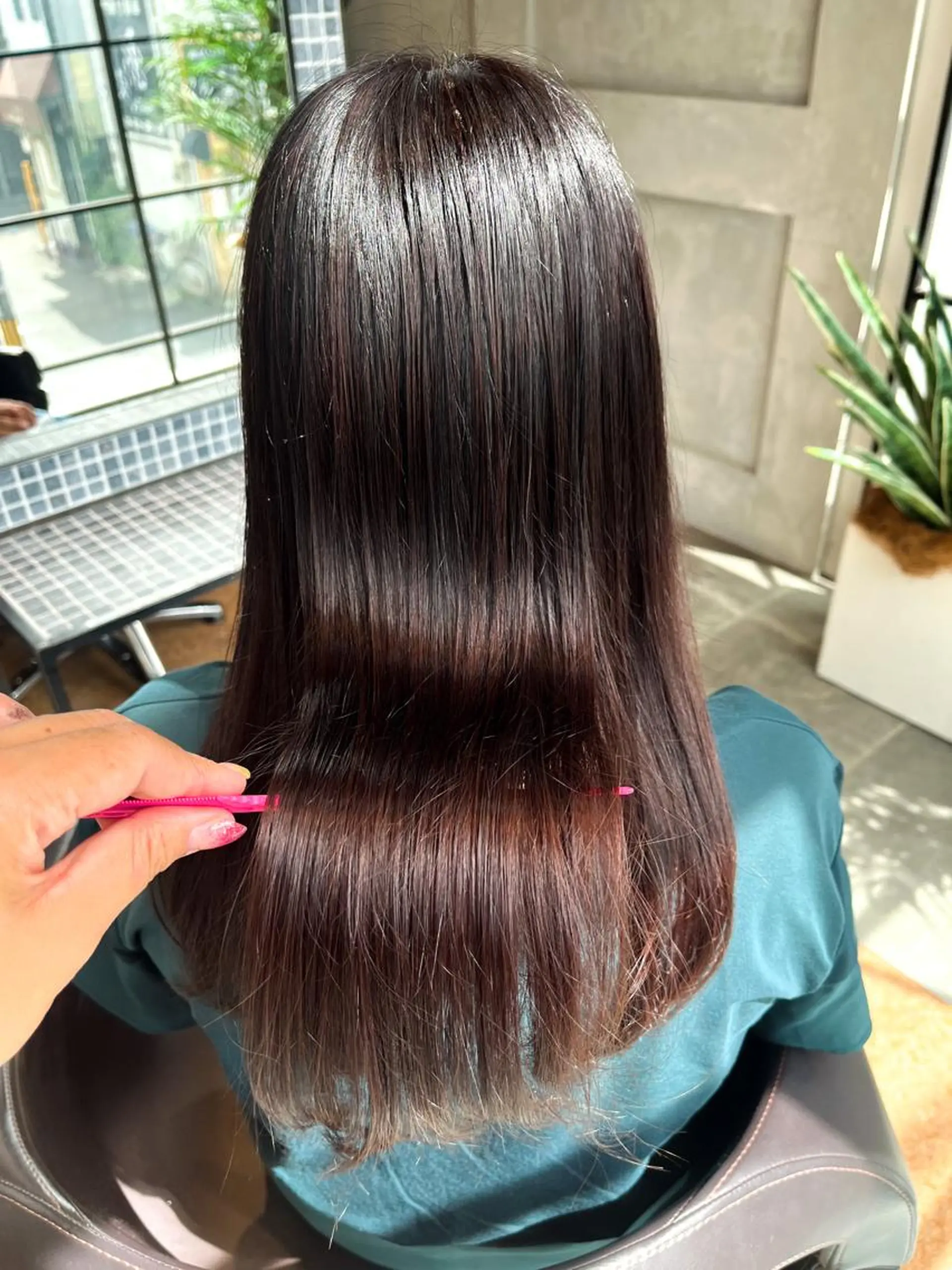 ロング 縮毛矯正 トリートメント ✨髪質改善✨艶髪✨ MARIのヘアスタイル