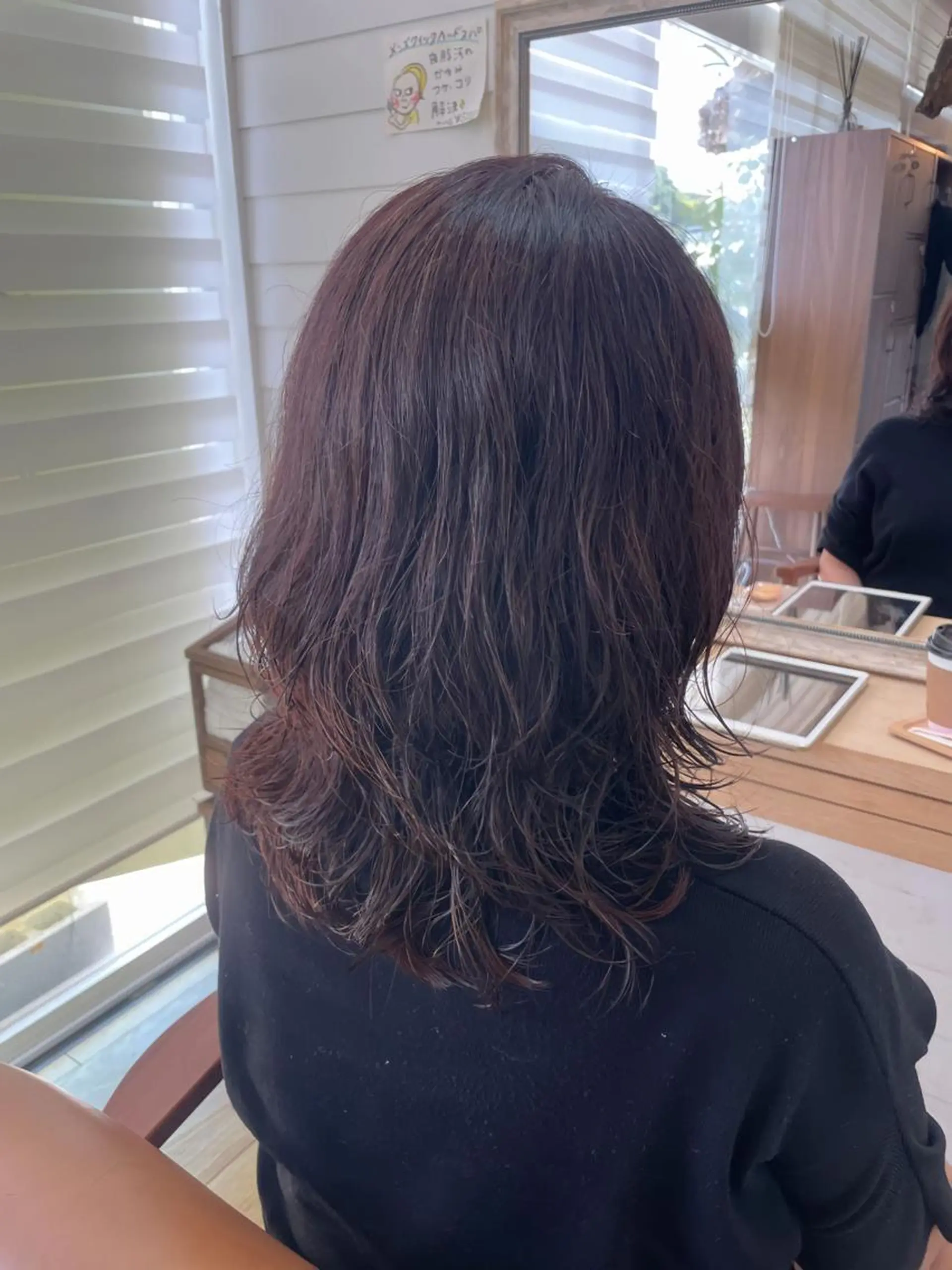 セミロング セミロングパーマ 奥田 誠司のヘアスタイル