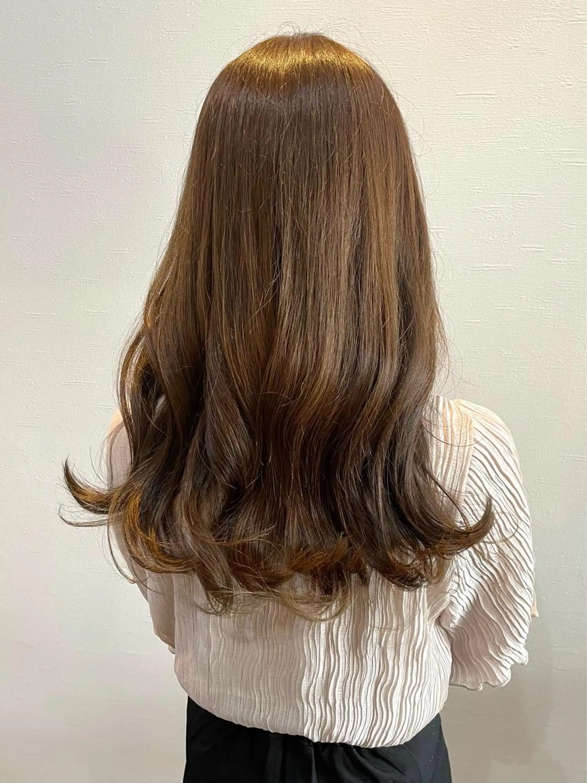 ロング カラー ヘアカラー トリートメント 𝘒𝘺𝘰𝘬𝘢 🌿のヘアスタイル
