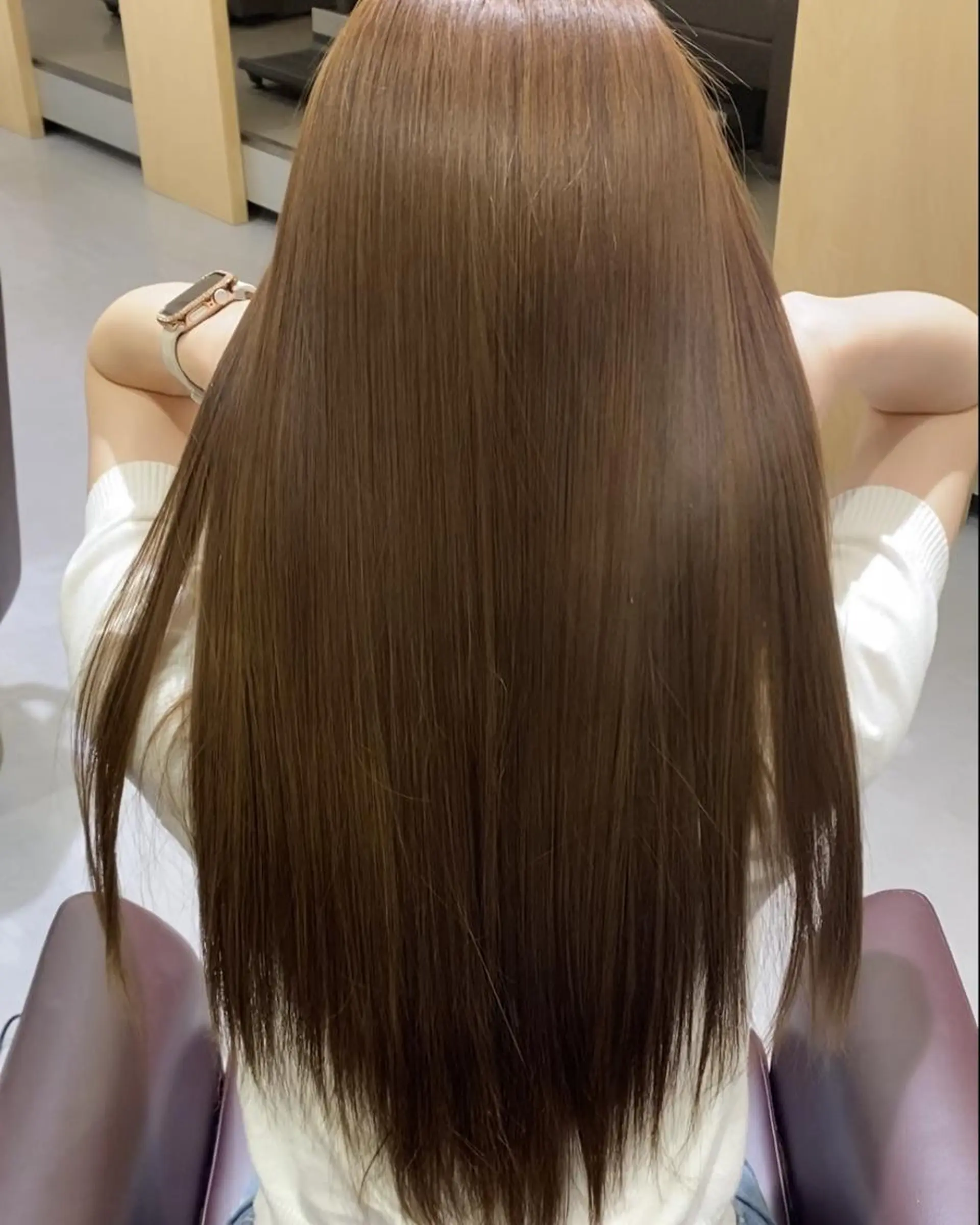 ロング 髪質改善 ️🫧透明感カラー& 髪質改善🎀いさきのヘアスタイル