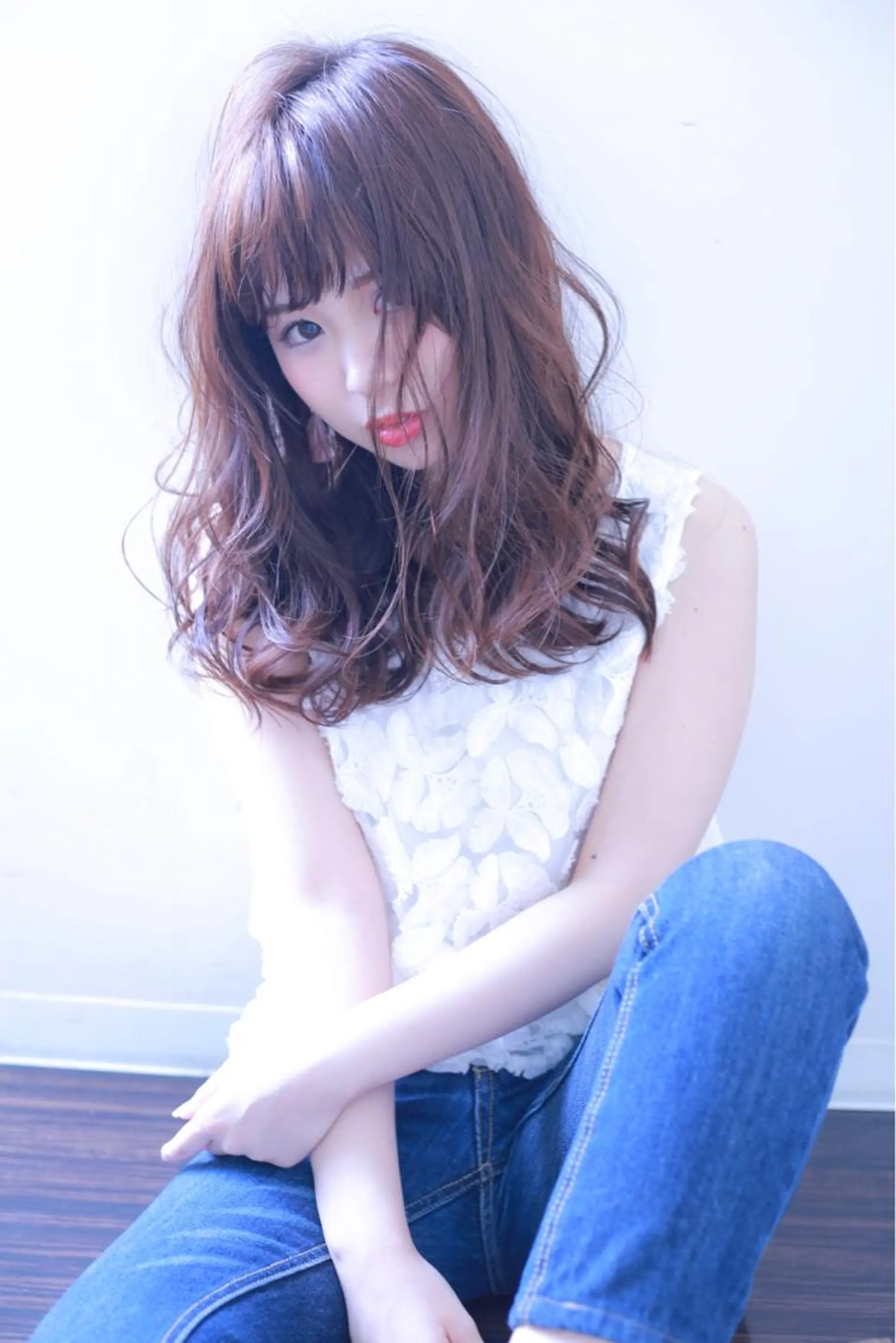 ロング 伊藤 裕貴のヘアスタイル