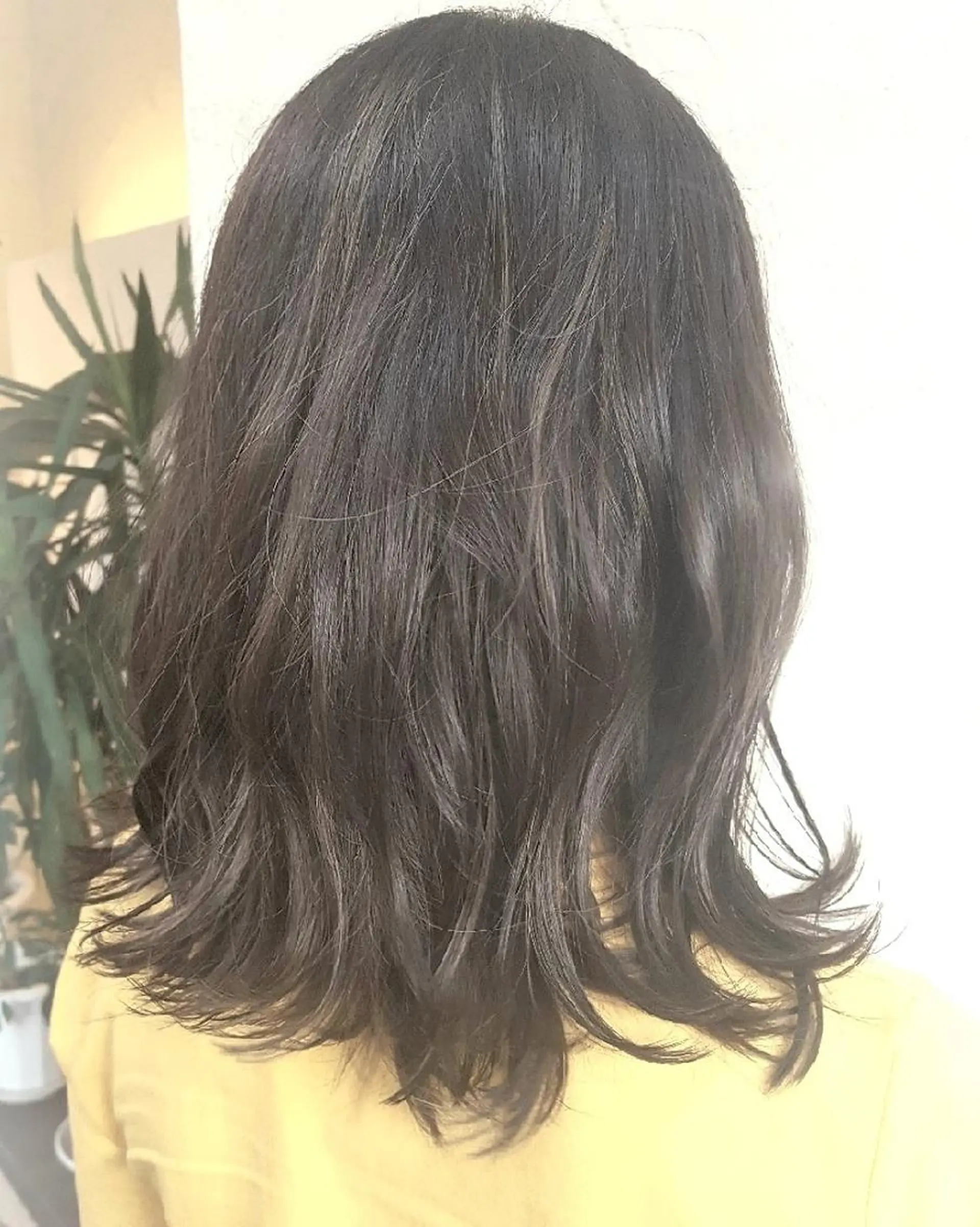 ミディアム カラー しらはま ようこのヘアスタイル