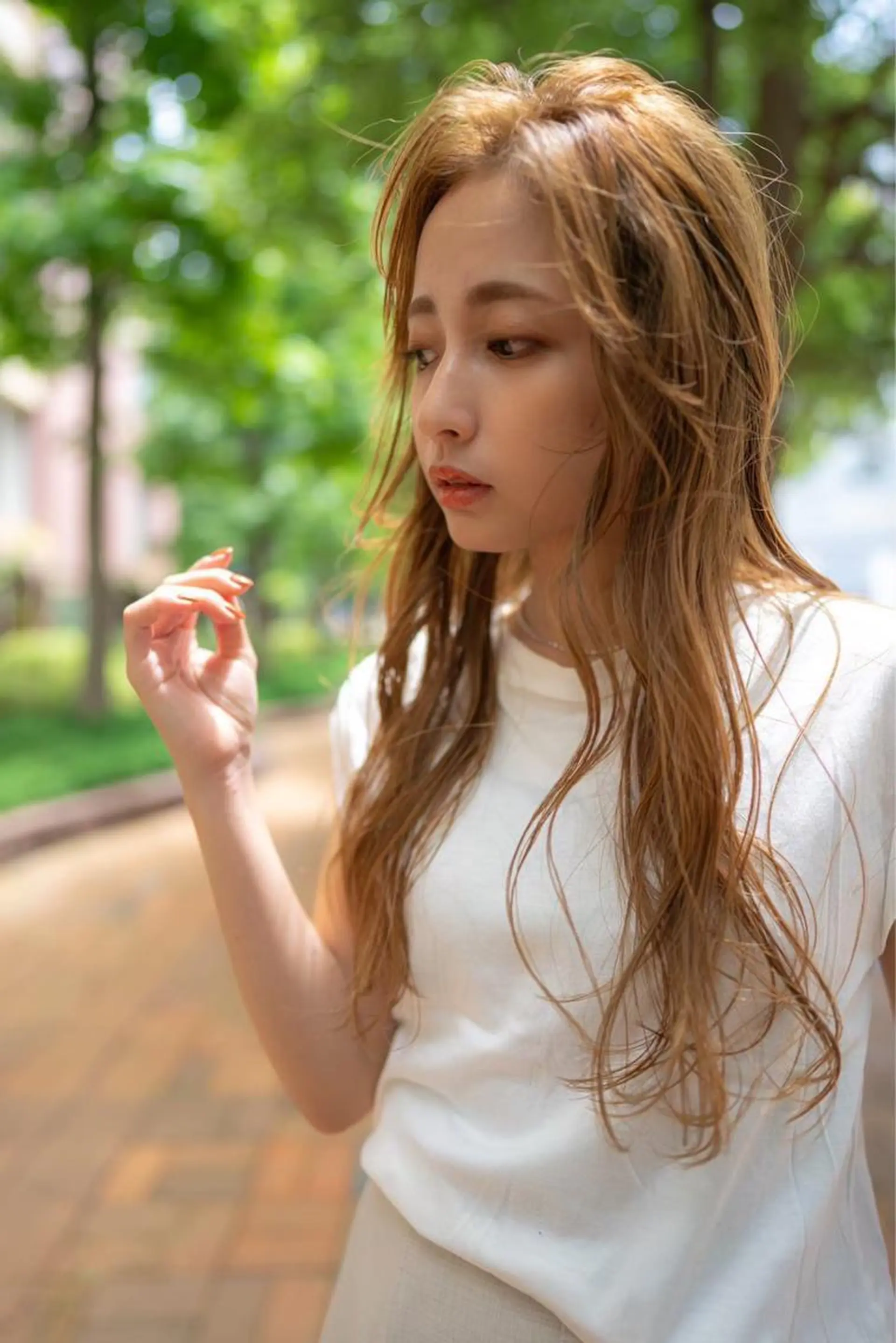 ミディアム カラー Anthurium 吹田💐のヘアスタイル