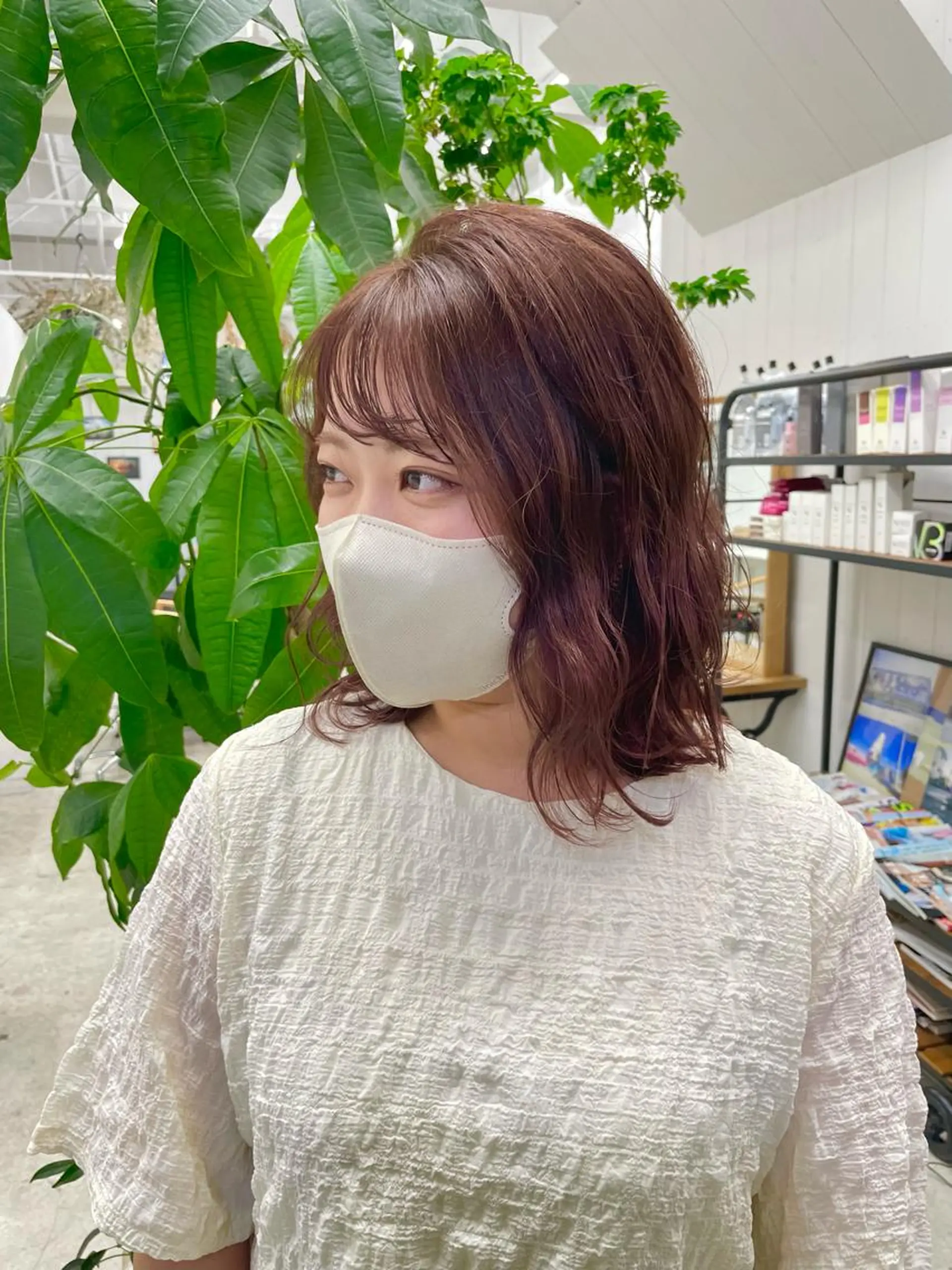 ミディアム カラー ブラウンカラー ナチュラルブラウン じゅんな VENICE/船橋駅のヘアスタイル