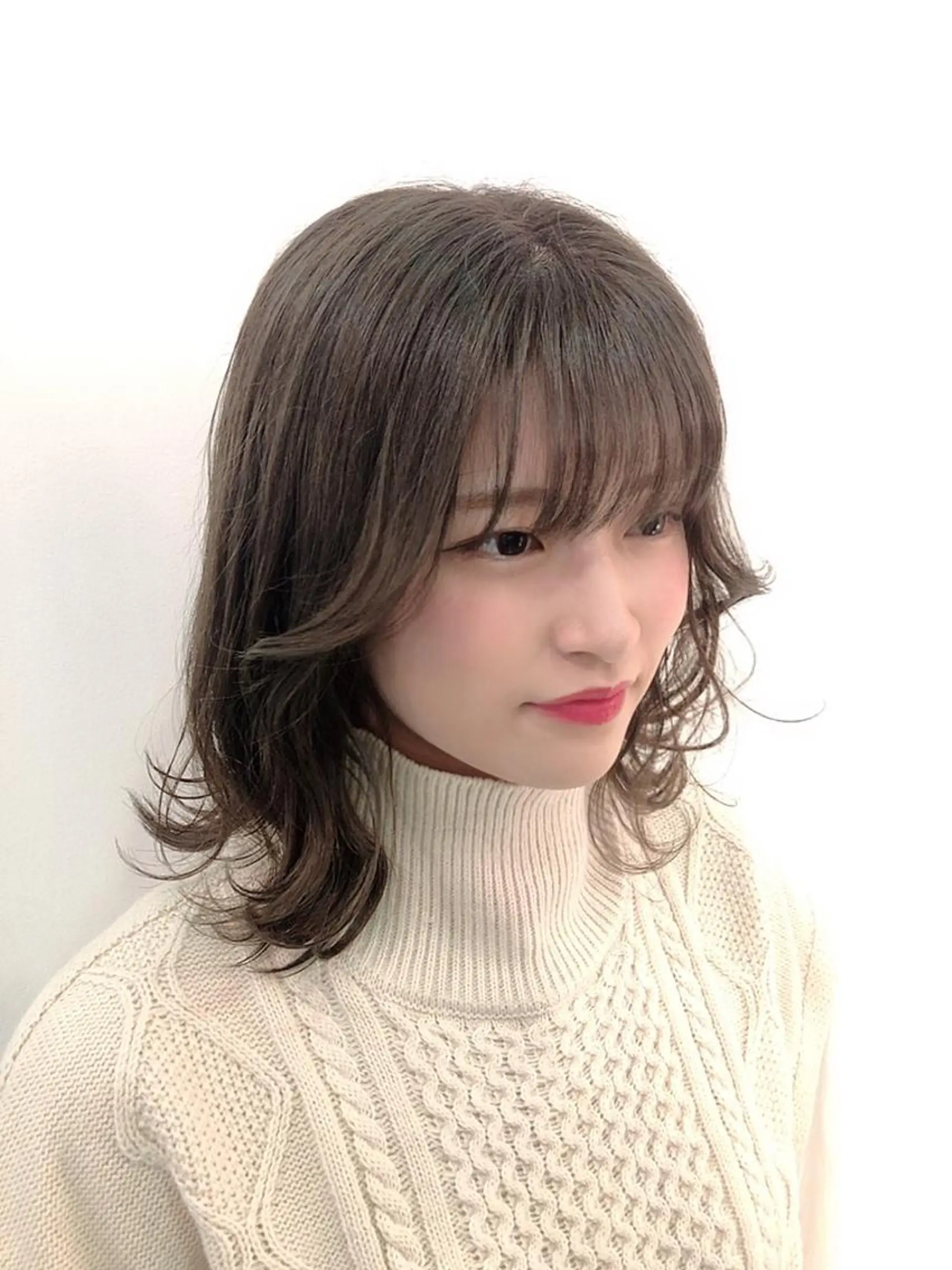 ミディアム くびれヘア カット トリートメント 💐宮坂 歩💐のヘアスタイル