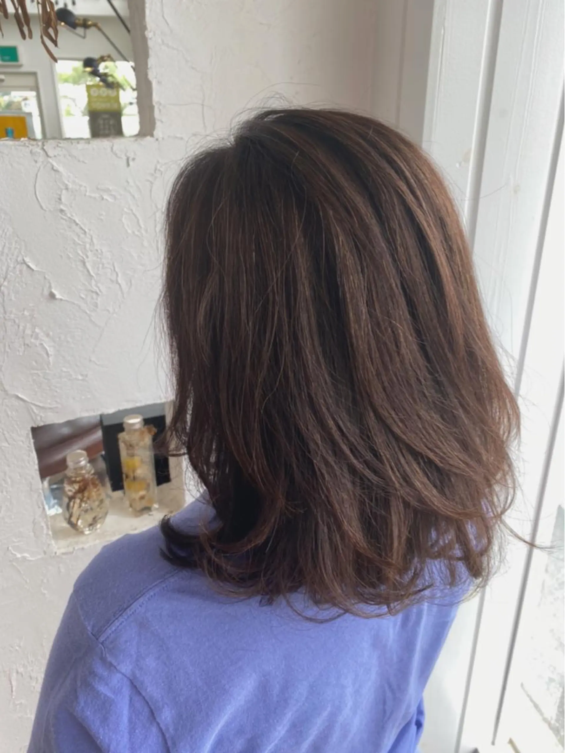 ミディアム カラー パーマ ヘアアレンジ メンズ キッズ ネイル 豊橋美容院 ソンリエのヘアスタイル