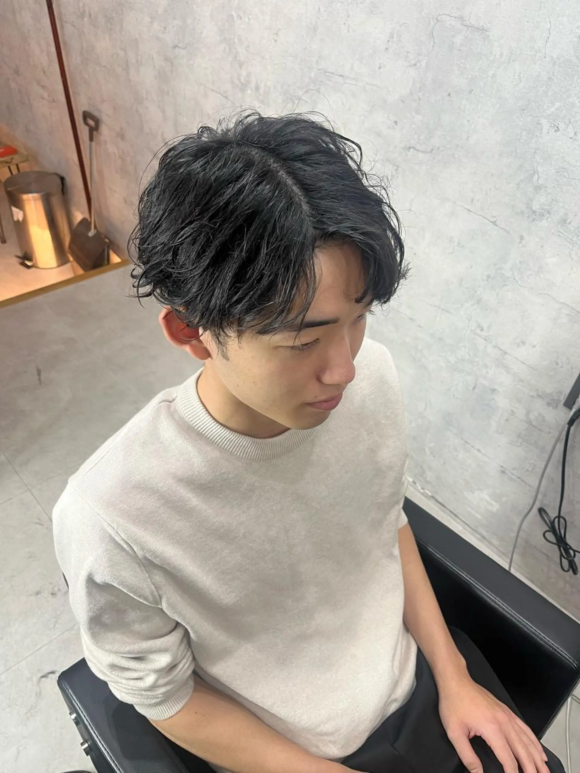 ショート メンズ カット パーマ トリートメント 鹿児島 TSUBASAのヘアスタイル