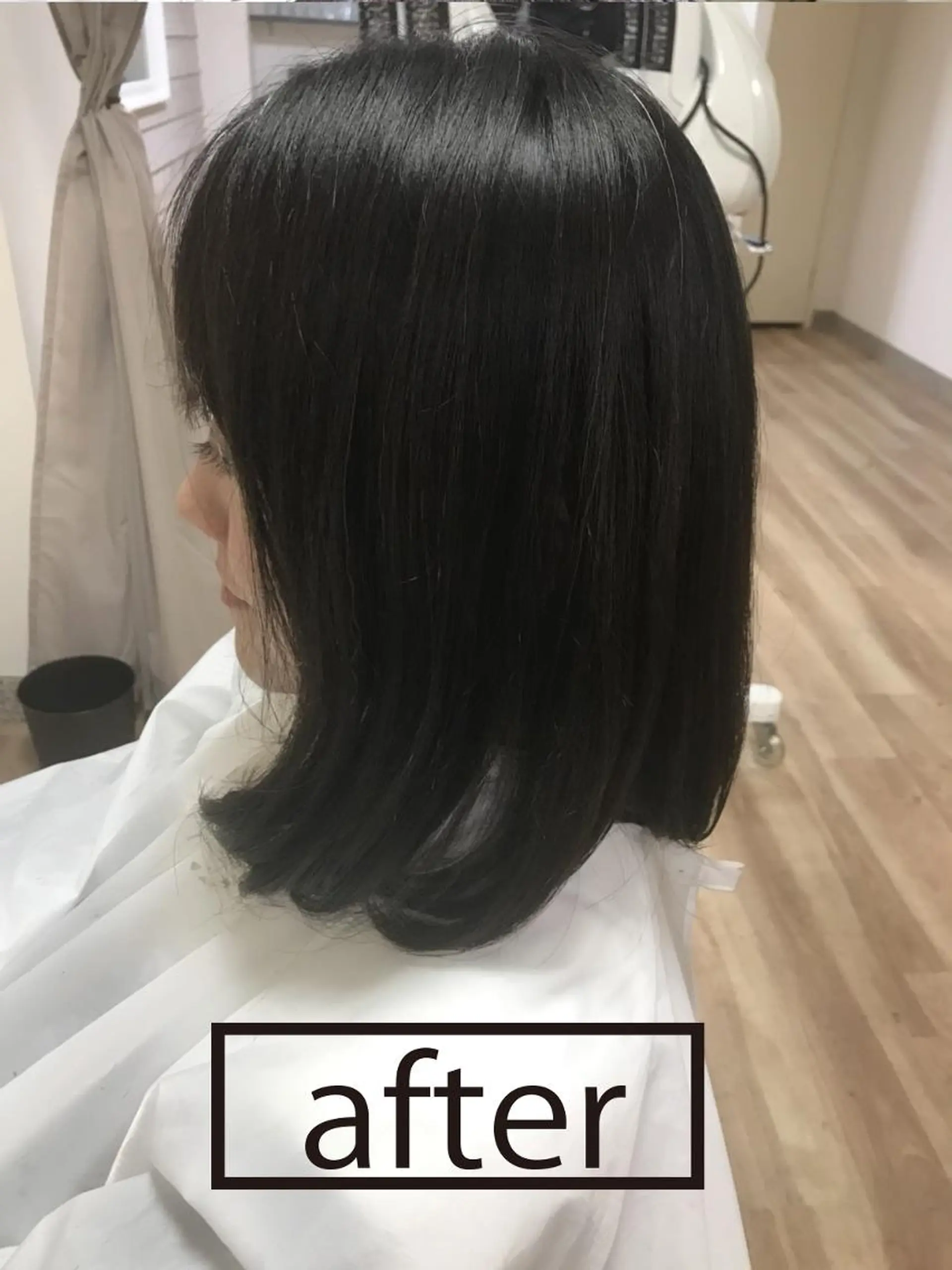 ミディアム anyhow academyのヘアスタイル