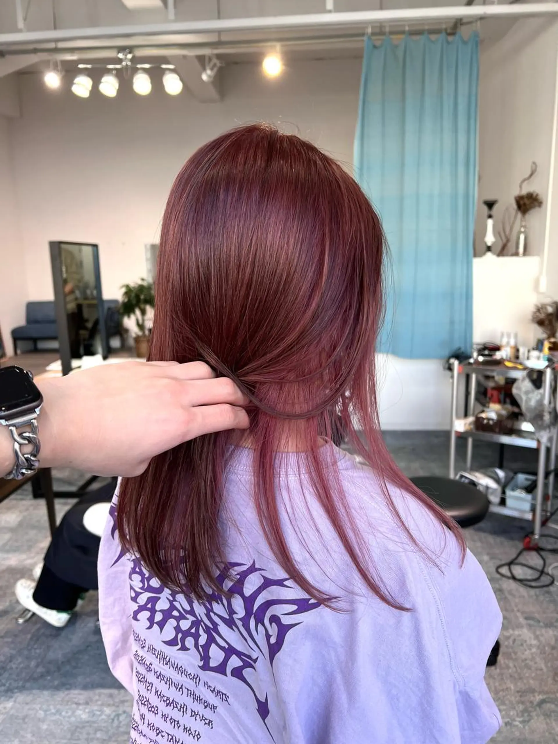 ロング カラー ヘアカラー トリートメント DOMI所属・カラー特化美容師 💎EIKI💎のヘアスタイル