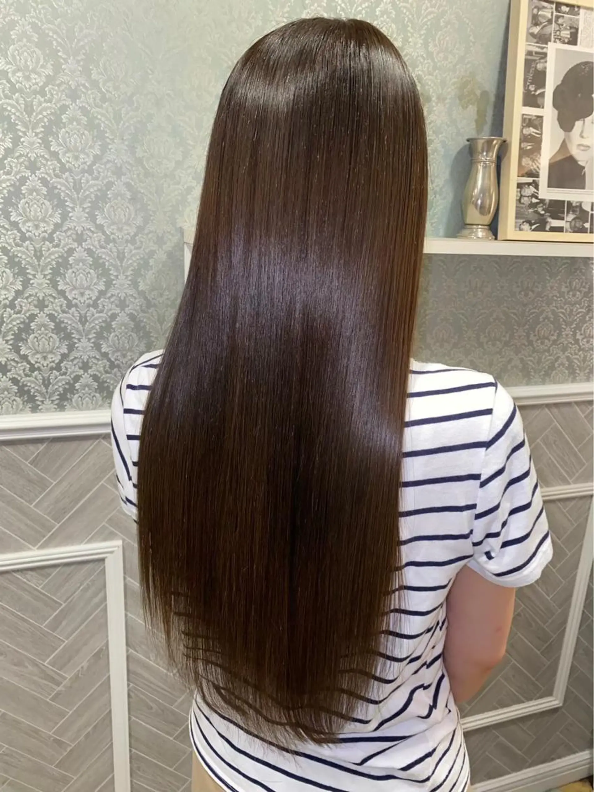 ロング 縮毛矯正 縮毛矯正 トリートメント マンツーマン施術 山口つよしのヘアスタイル