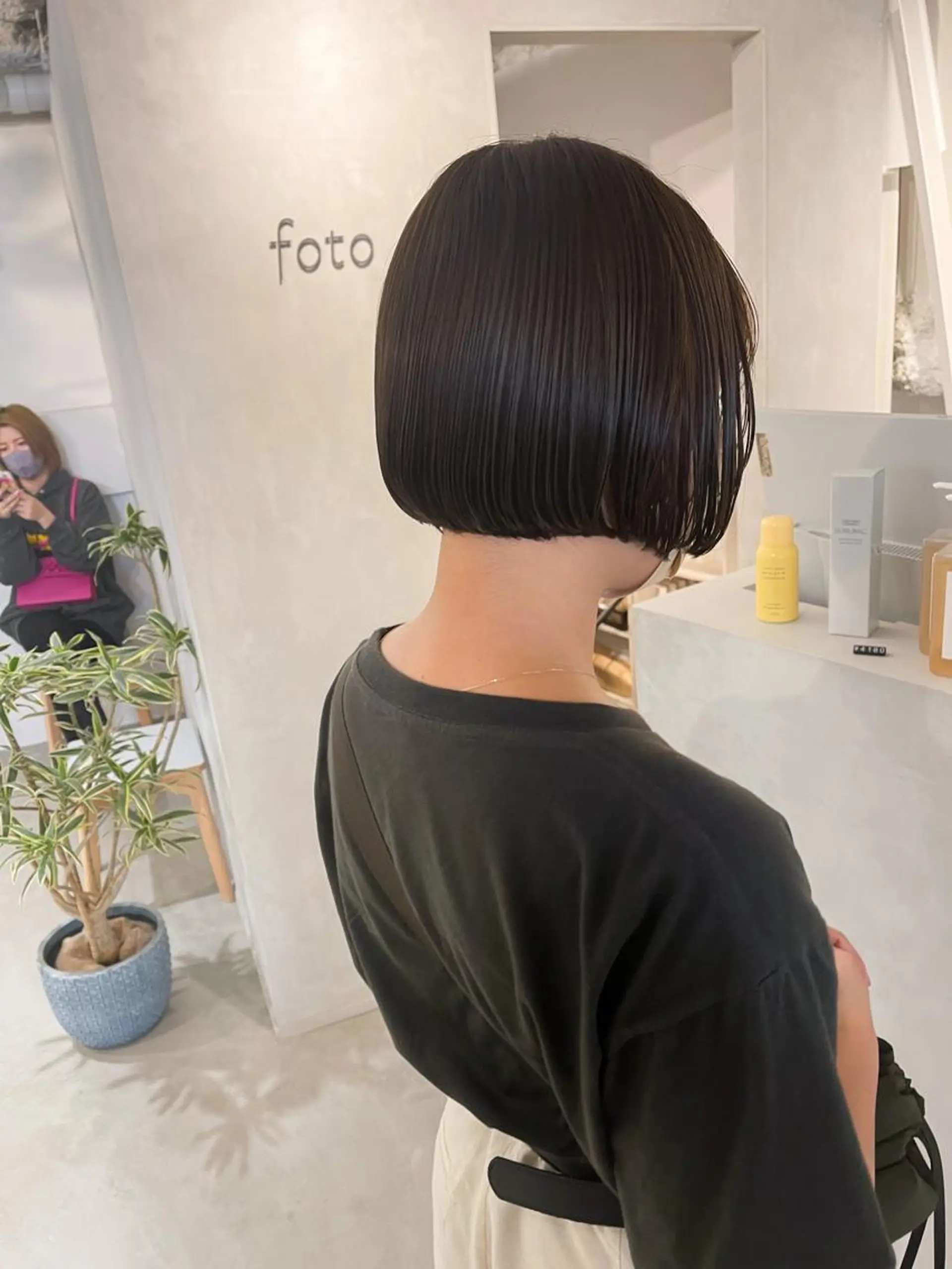 ミディアム カラー オリーブカラー ボブ カット ヘアカラー トリートメント 川本 裕🌿のヘアスタイル