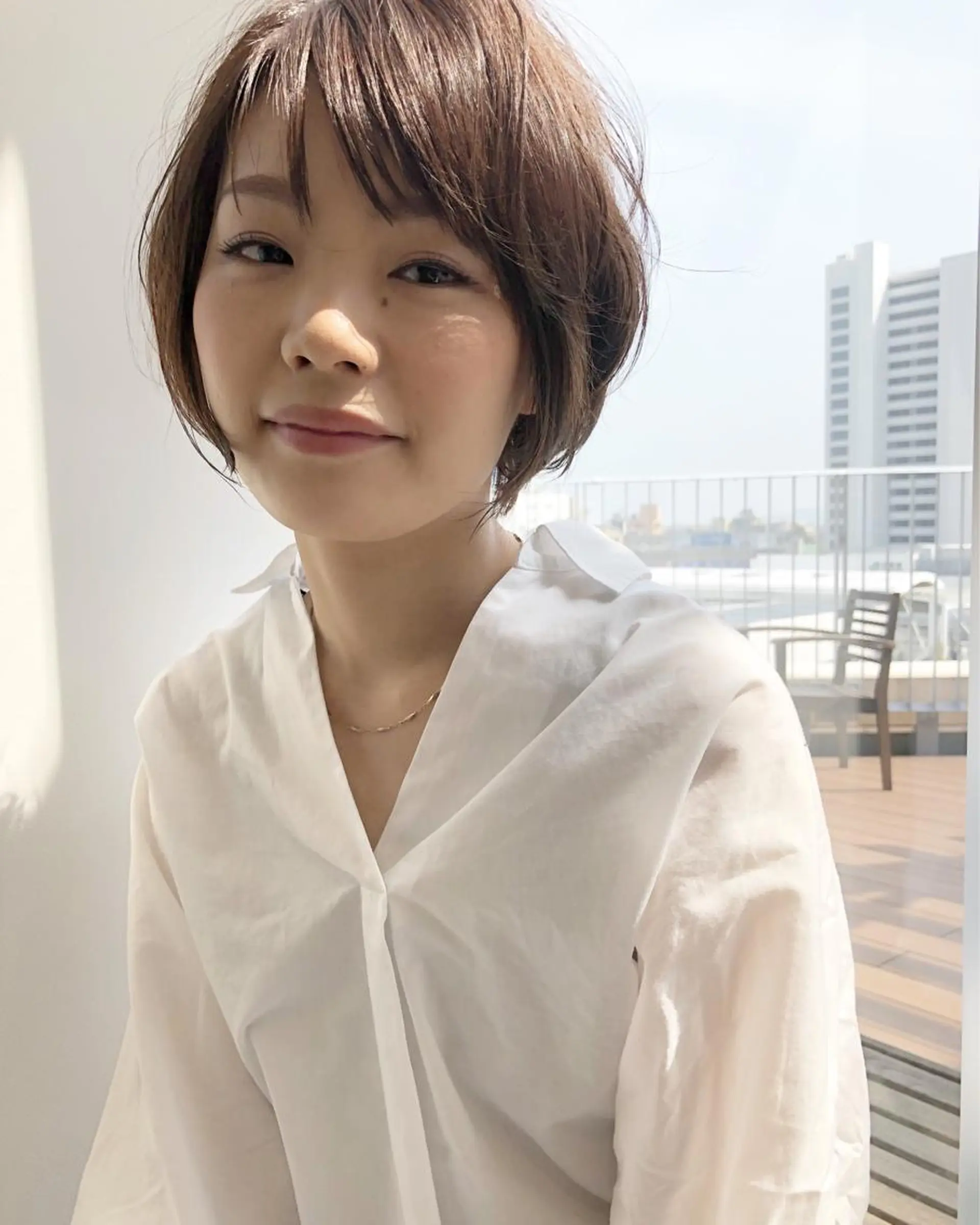 ショート カラー タナカ タクヤのヘアスタイル