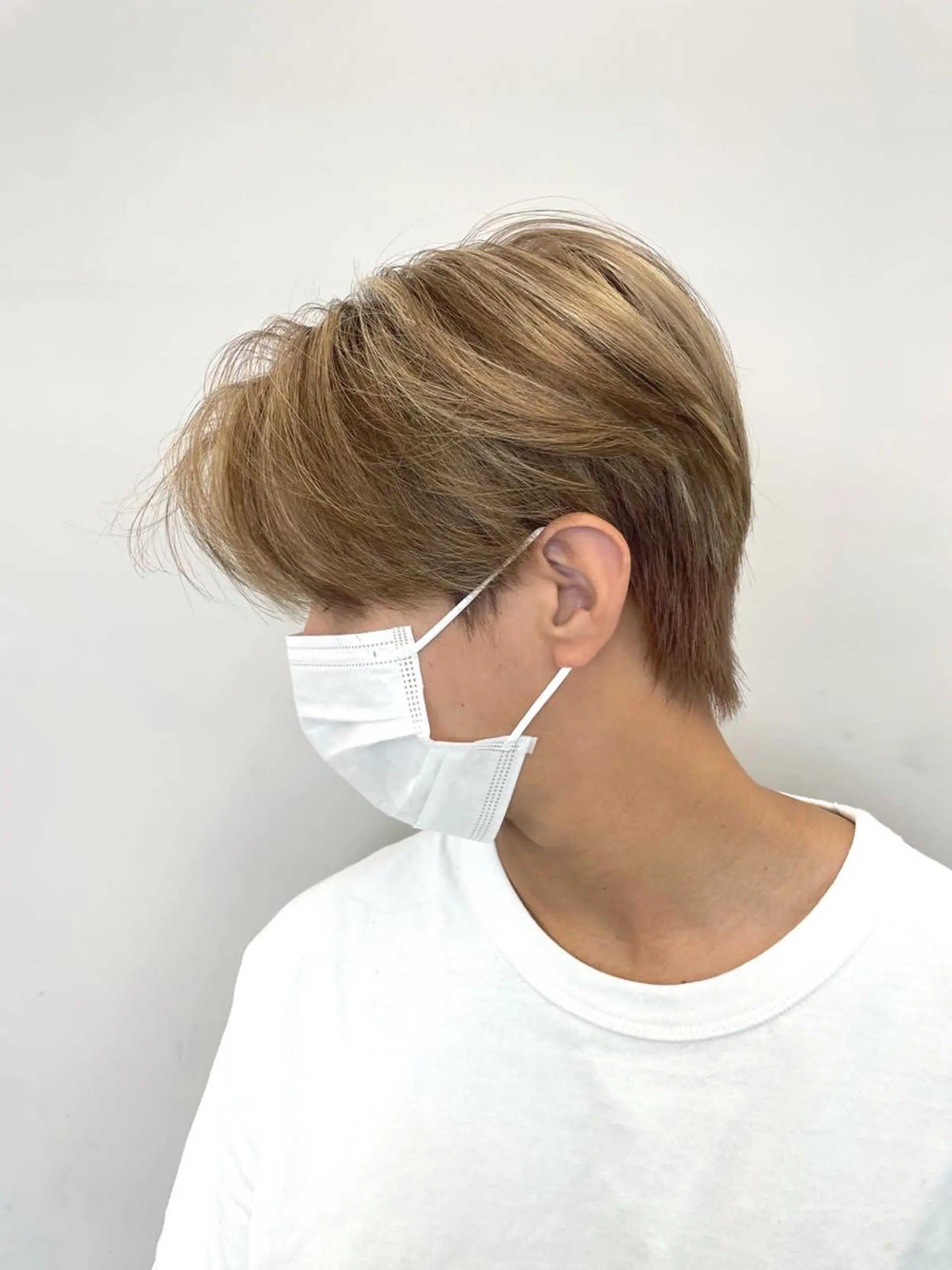 ミディアム カラー メンズ カット ヘアカラー トリートメント 関 京磨のヘアスタイル