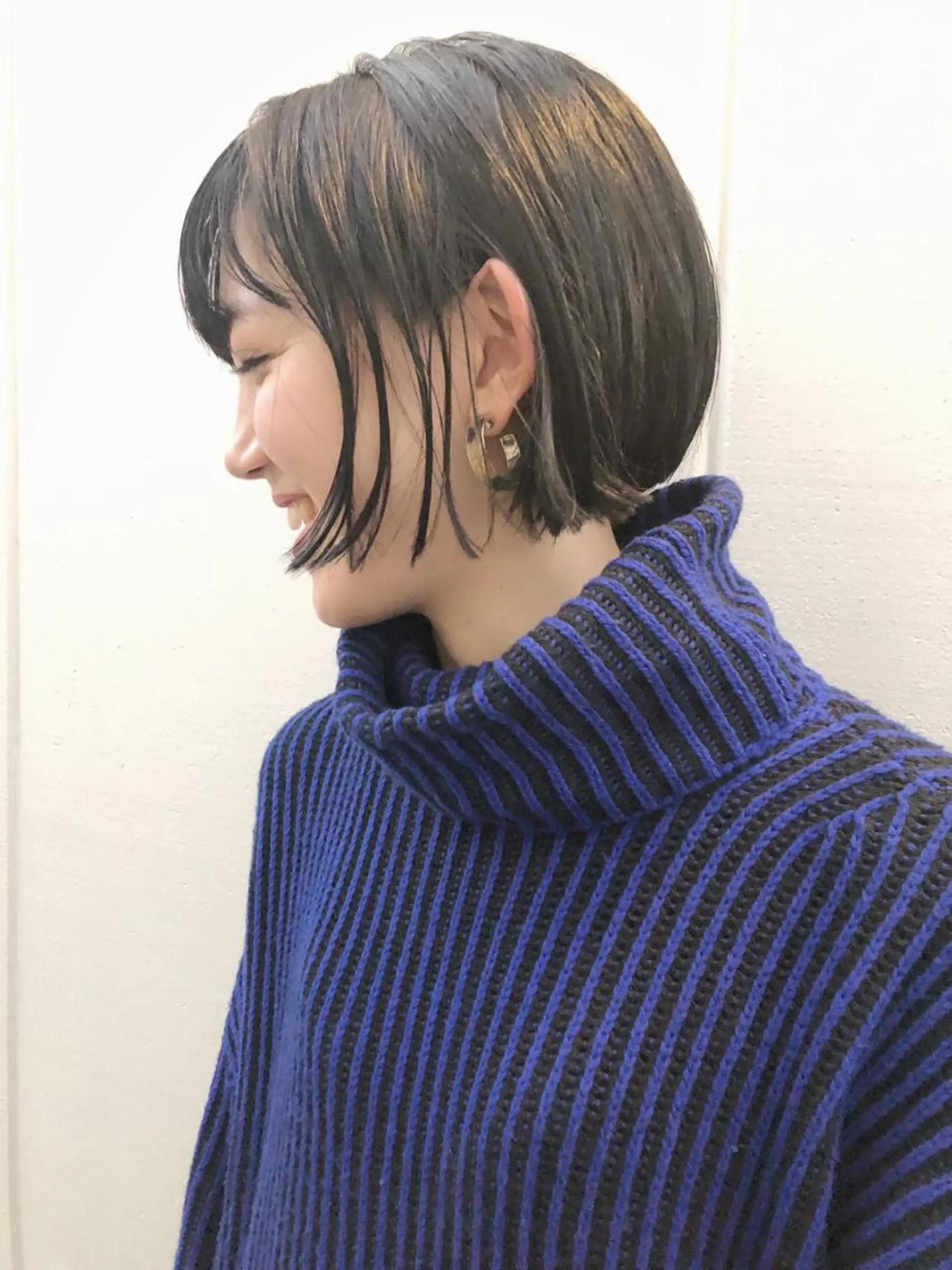 ショート カラー ノグチ ユウキ/ボブのヘアスタイル