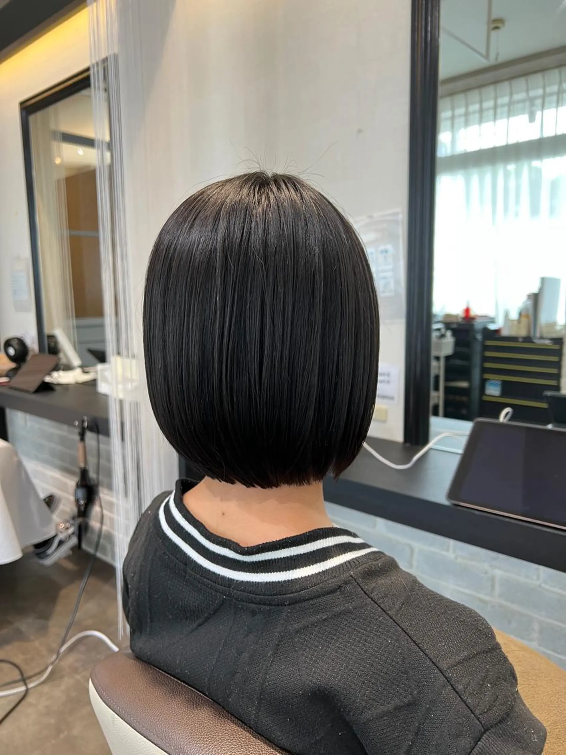 ショート ショートボブ ボブ ショートヘア 縮毛矯正 川村 綾のヘアスタイル