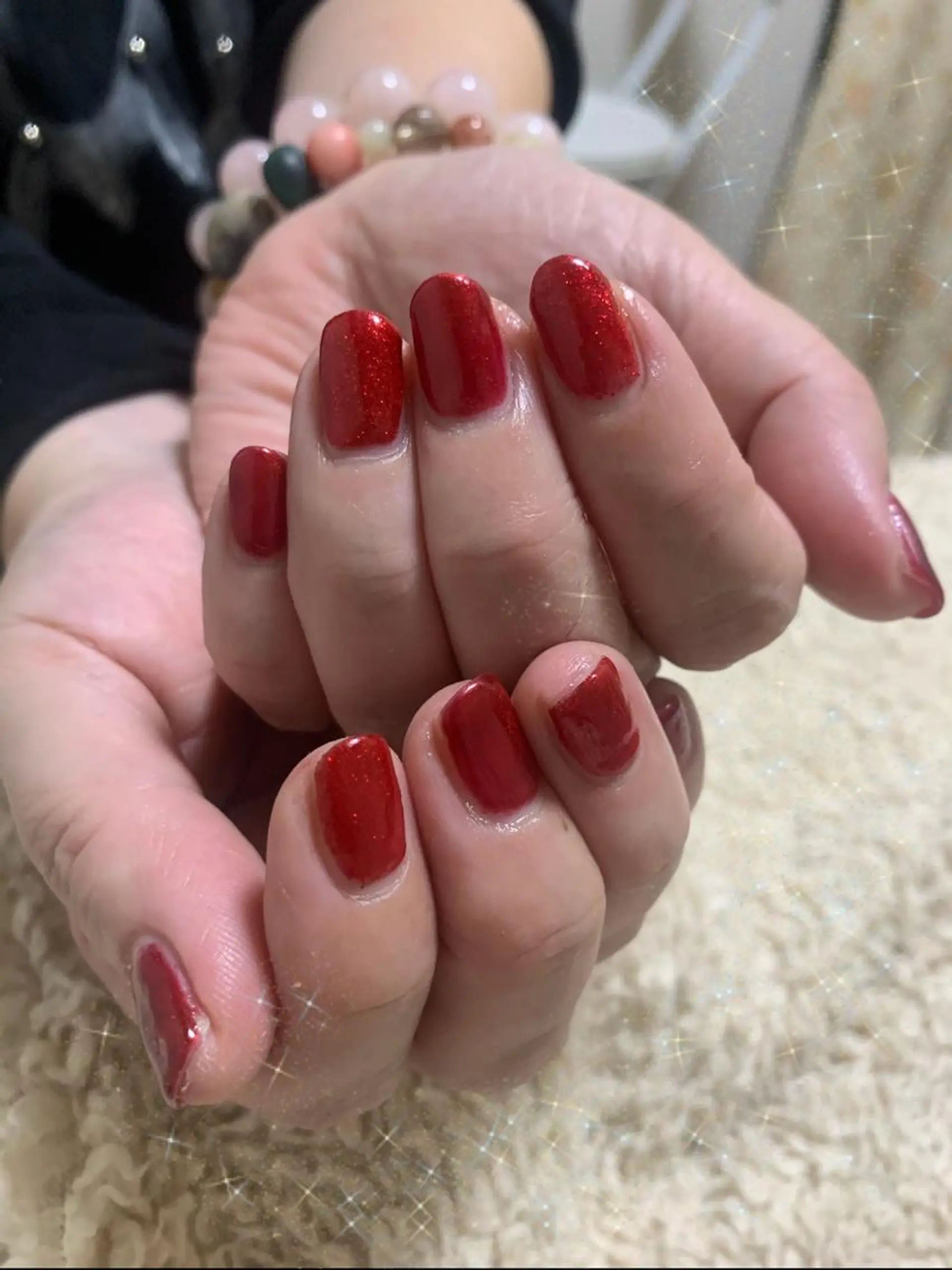 ネイル ラメ(グリッター) マグネットネイル 林 ✨syousyouのネイルデザイン