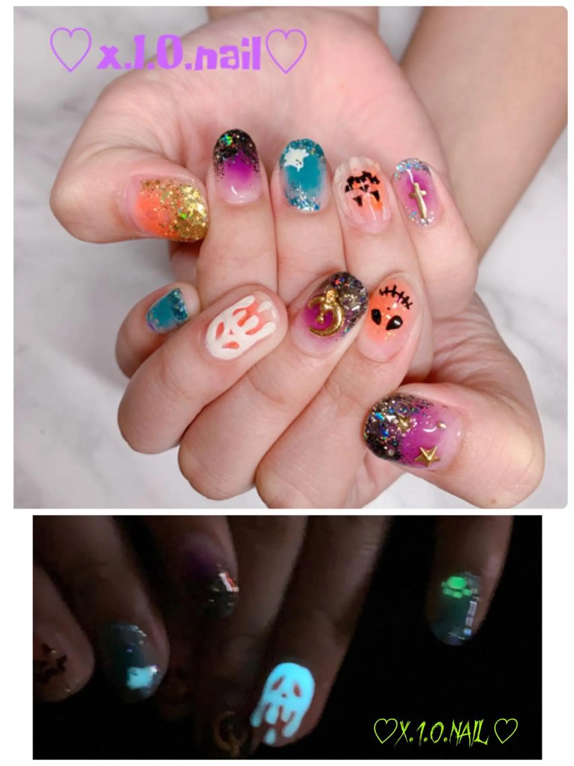 ネイル アニマル柄 アートネイル ニュアンスネイル ネイルチップ ハンドネイル x.1.0.nail ♡Cのネイルデザイン