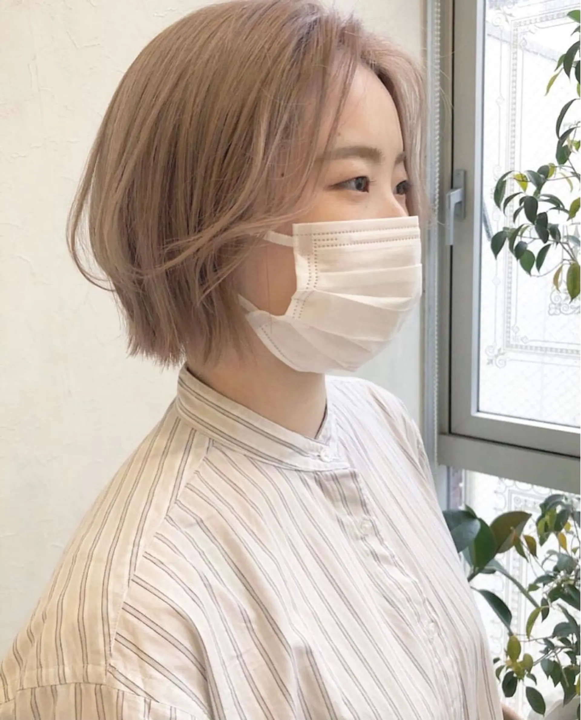 ミディアム カラー nakahara madokaのヘアスタイル