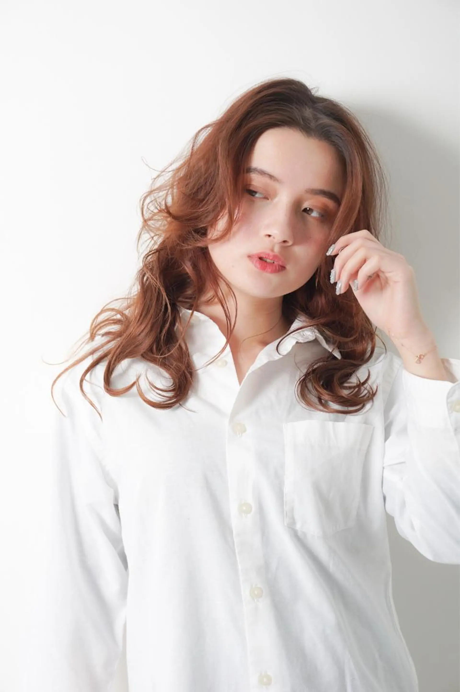 セミロング カラー パーマ カット パーマ トリートメント ヘッドスパ 似合わせ レイヤー須川のヘアスタイル