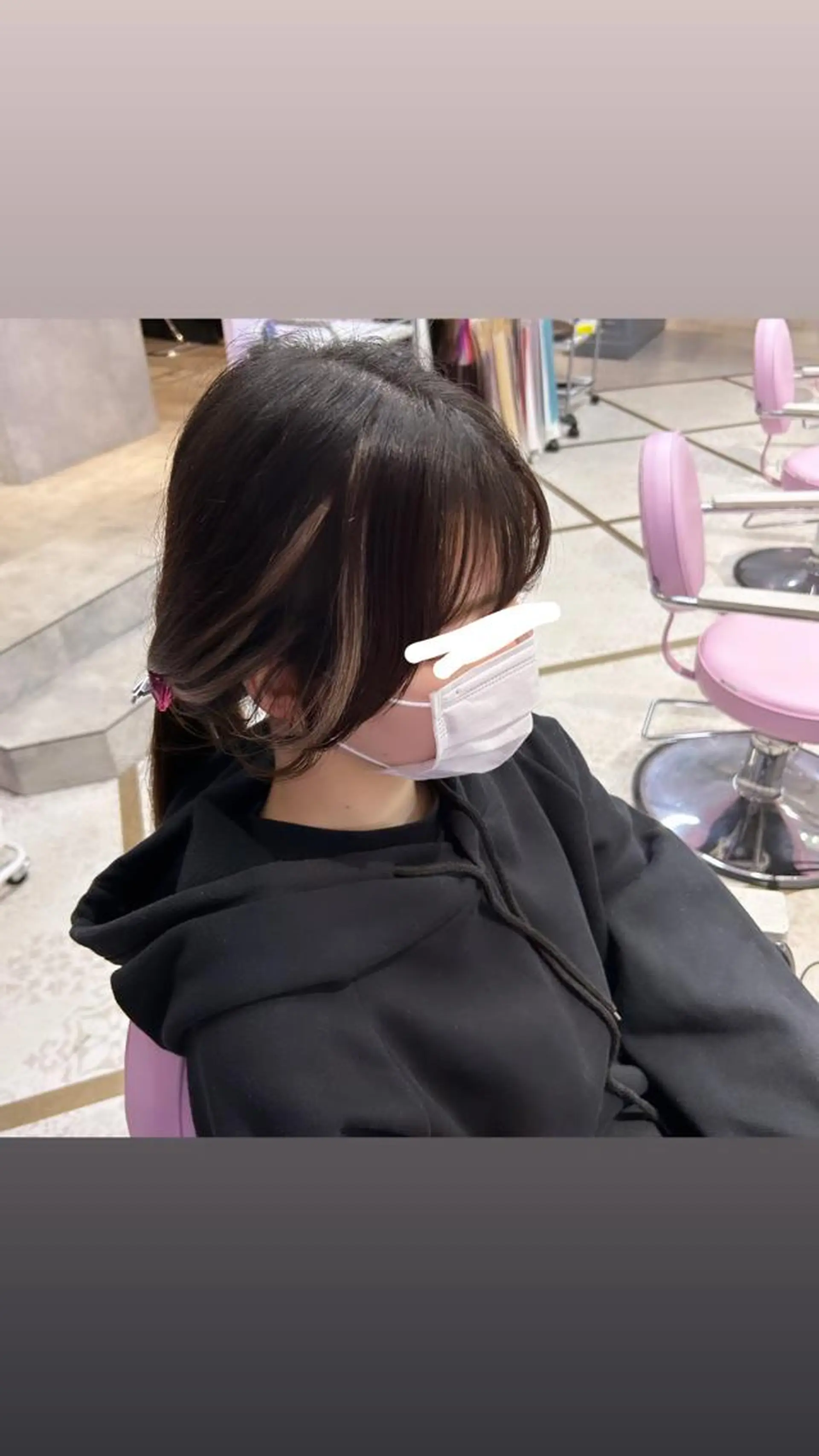 ミディアム 顔周りカット 縮毛矯正・髪質改善 特化 出納 直起のヘアスタイル