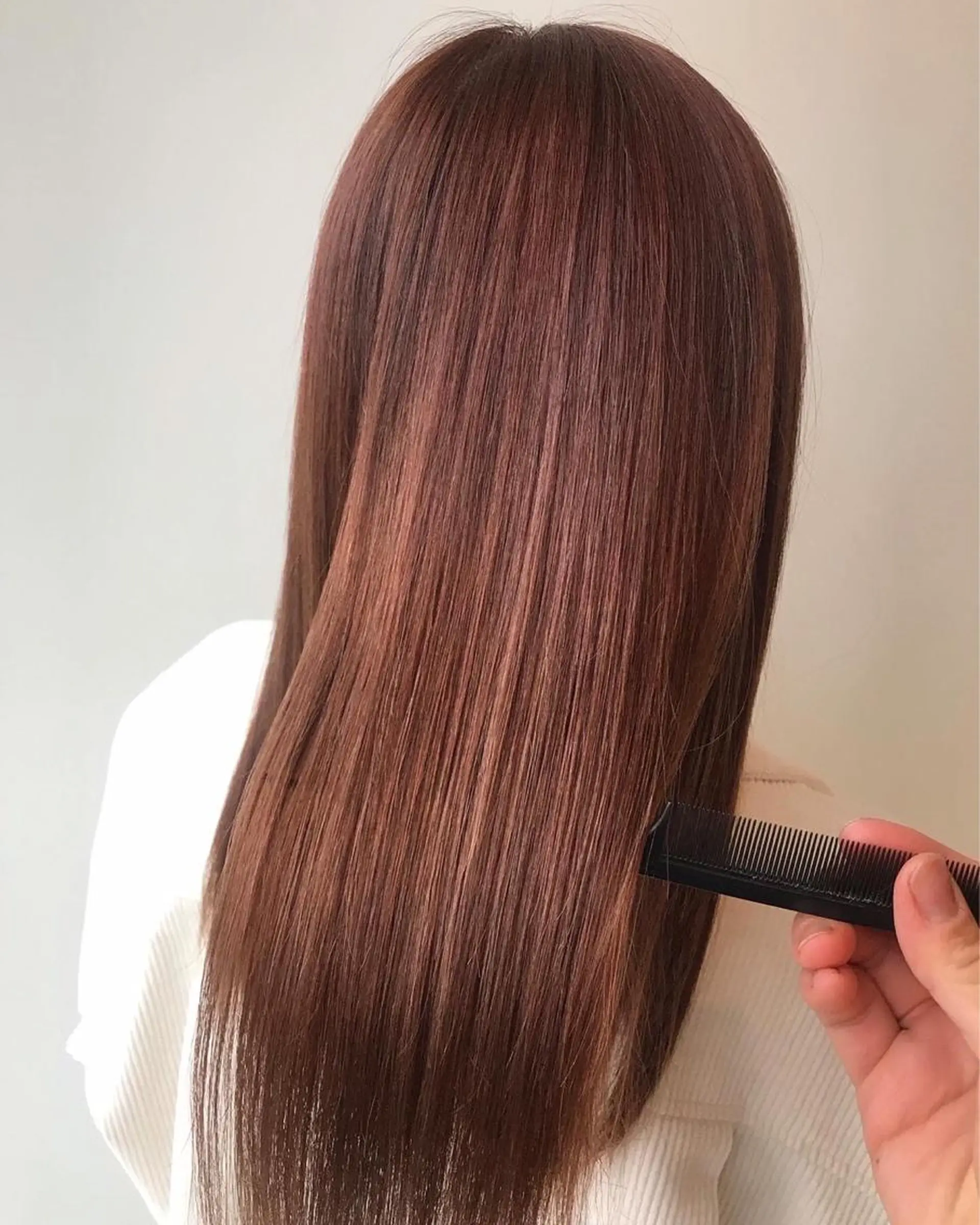 ロング 南 妃那のヘアスタイル