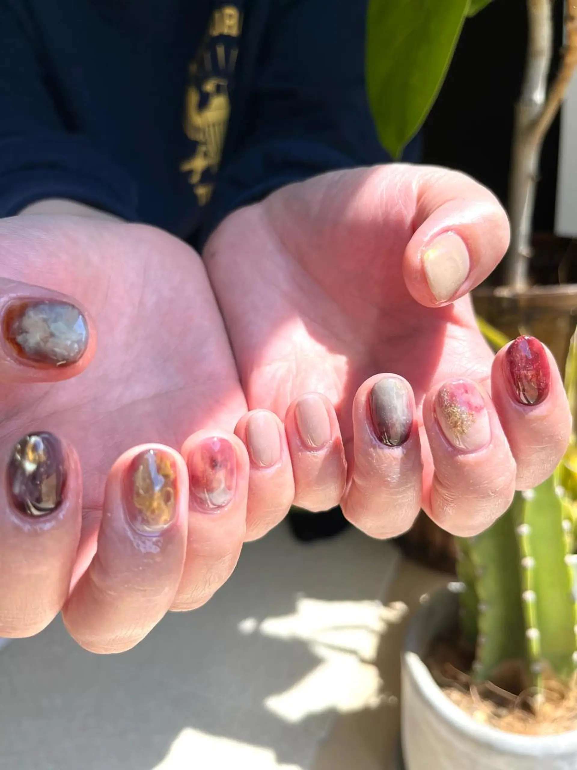 ショート カラー キッズ 2DY NAIL SALONのネイルデザイン