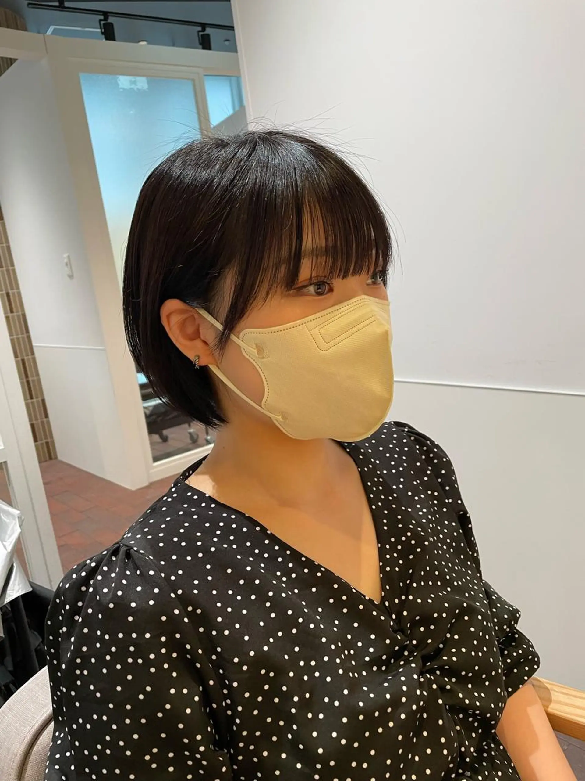 ショート カラー gotoday　shaire　saron所属・miu. ボブ/透け感カラーのヘアスタイル