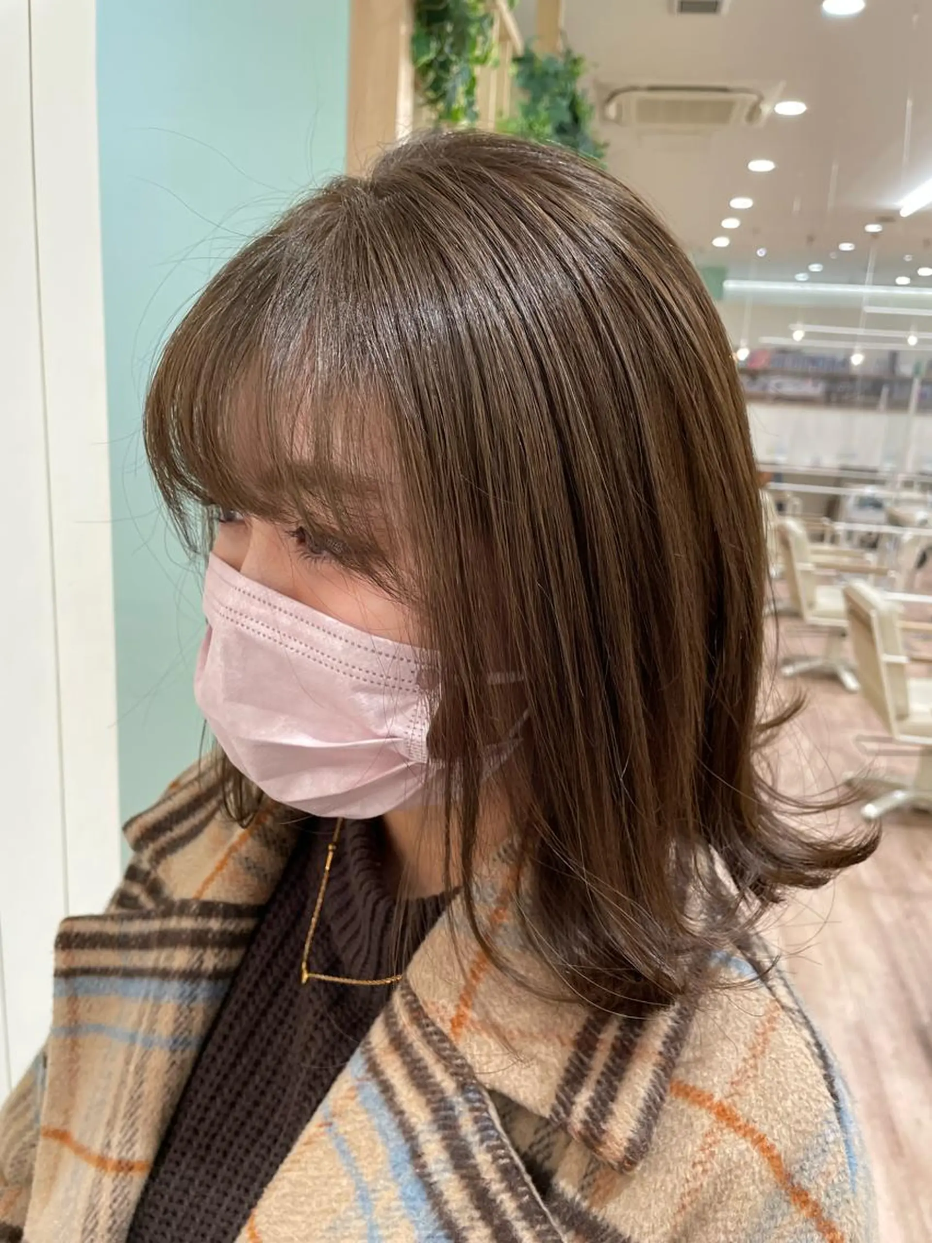 ミディアム カラー レイヤー／大宮／韓国 🤍AYA🤍のヘアスタイル