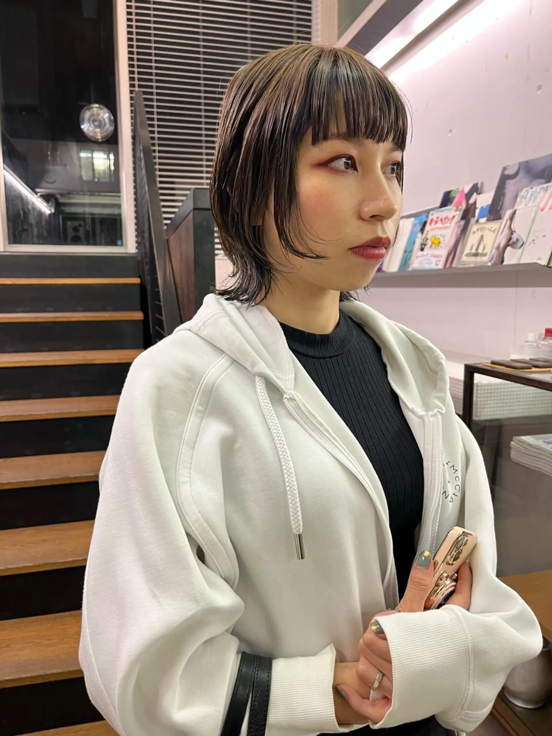 ショート カラー eri kinjoのヘアスタイル