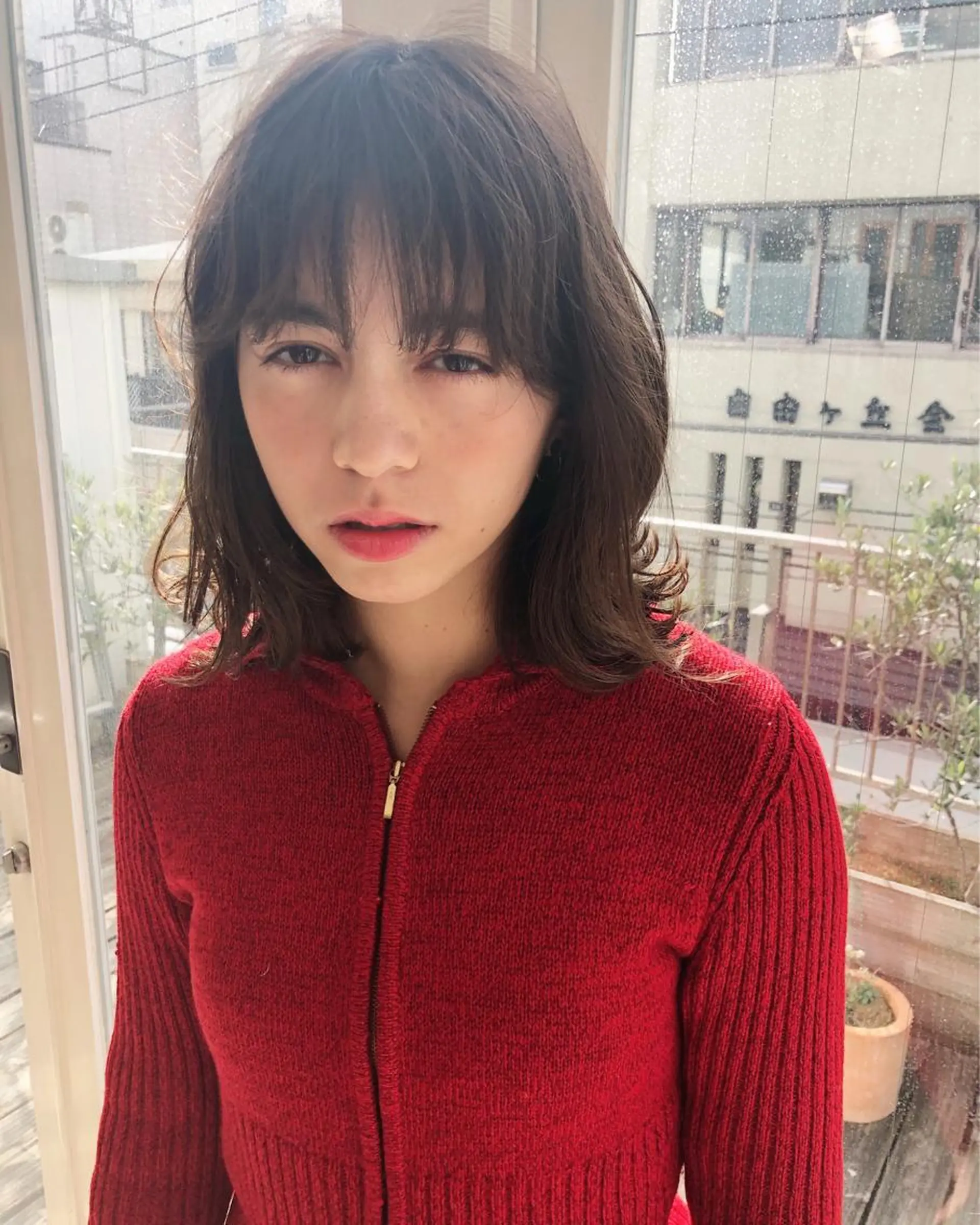 ミディアム カラー パーマ アッシュ ブリーチ ブリーチなしカラー ヘアカラー マンツーマン半個室 tamuraのヘアスタイル