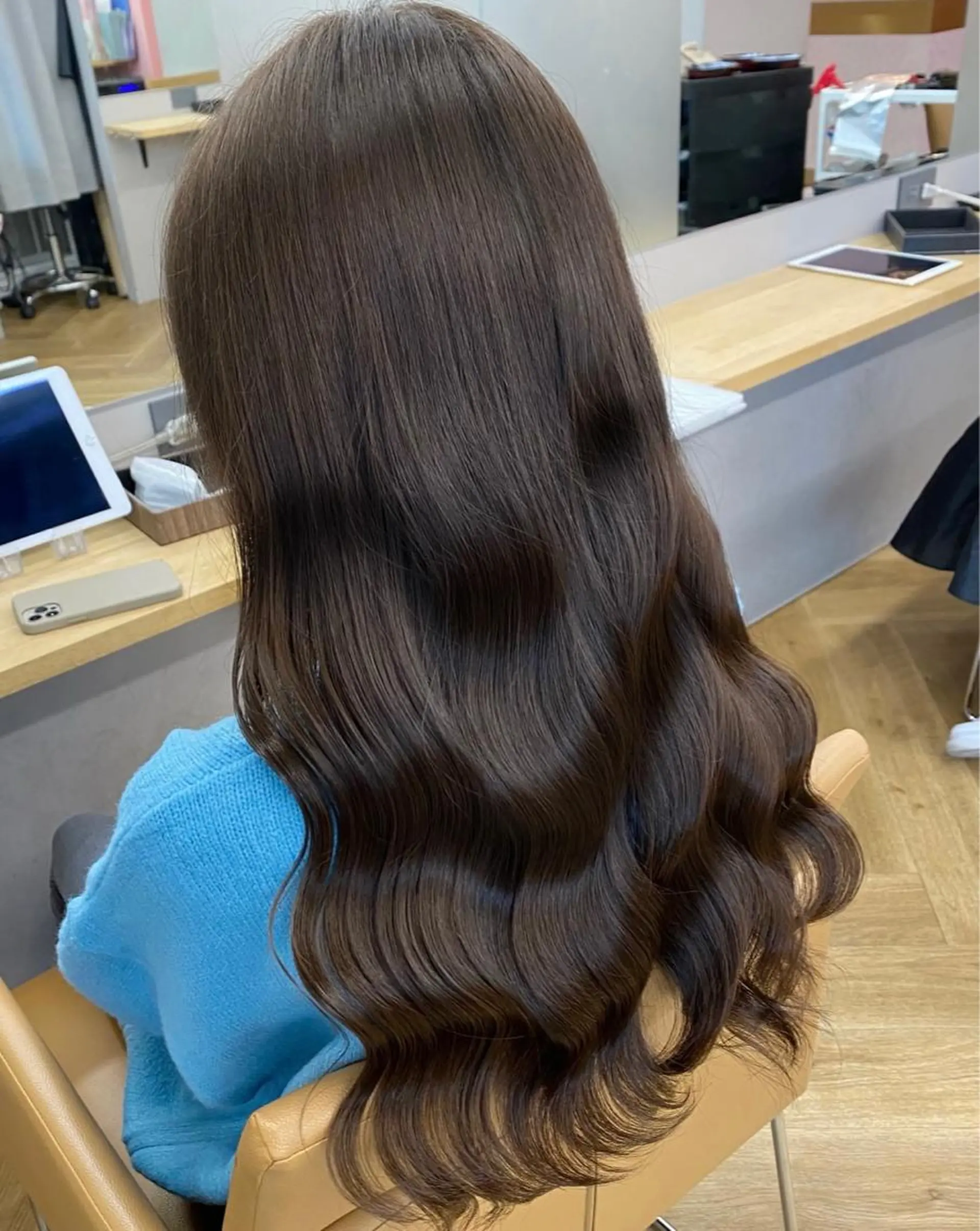 ロング トリートメント カット トリートメント ヘアセット プル艶職人/ にしものヘアスタイル