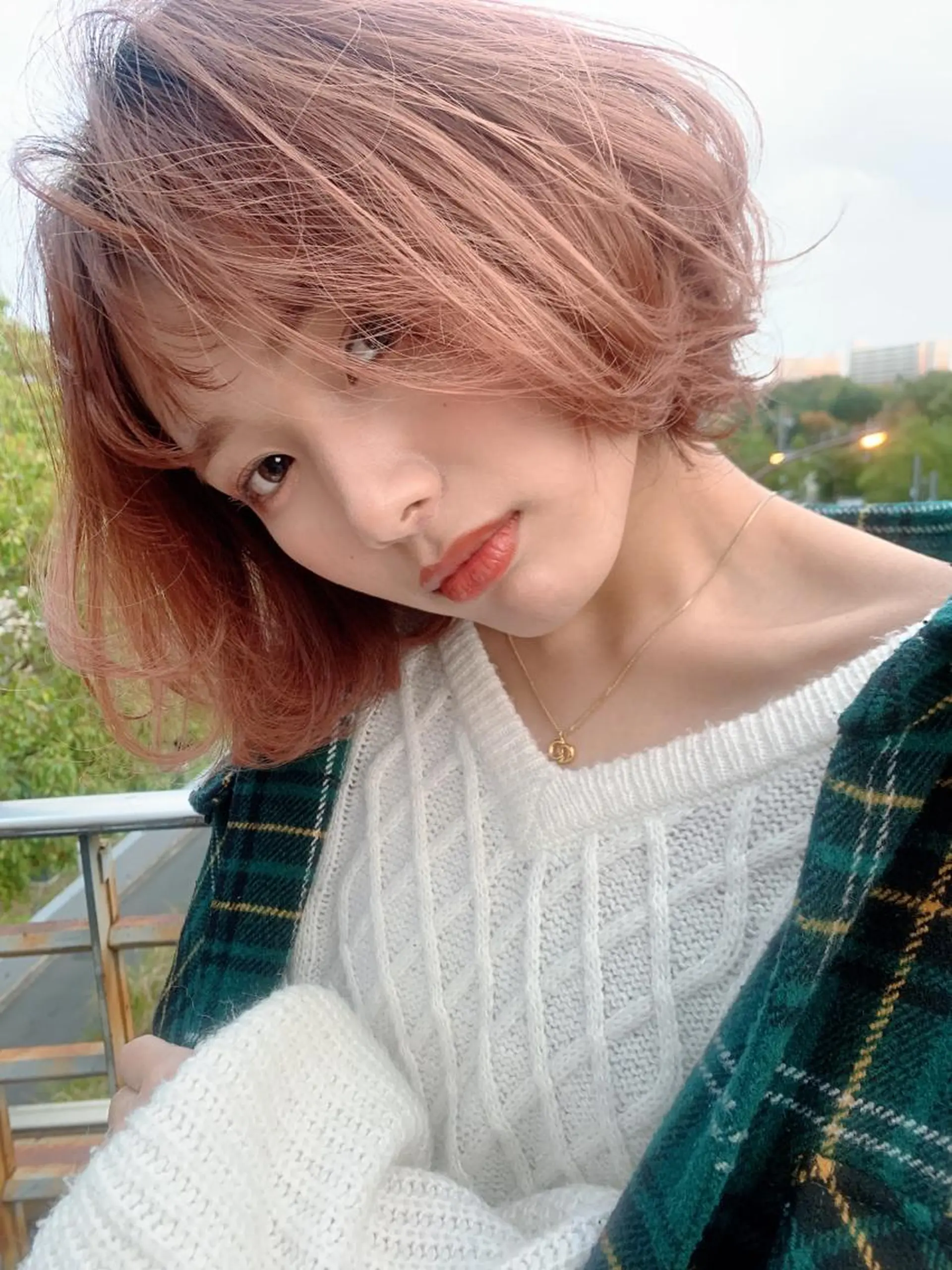 ショート カラー メンズ縮毛矯正 ニュアンスパーマのヘアスタイル