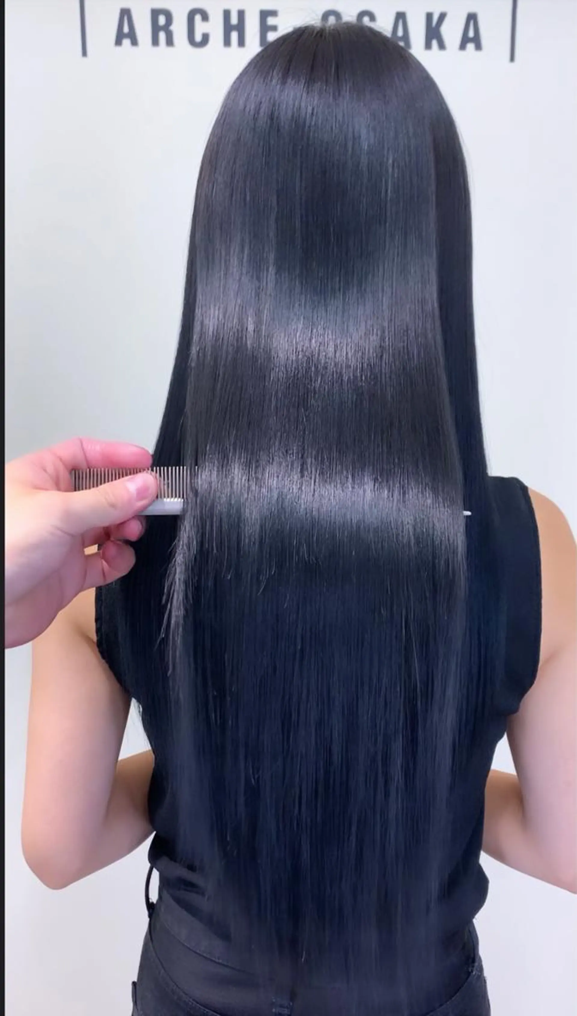 ロング カラー 髪質改善 トリートメント 髪質改善サロン 心斎橋ARCHEのヘアスタイル