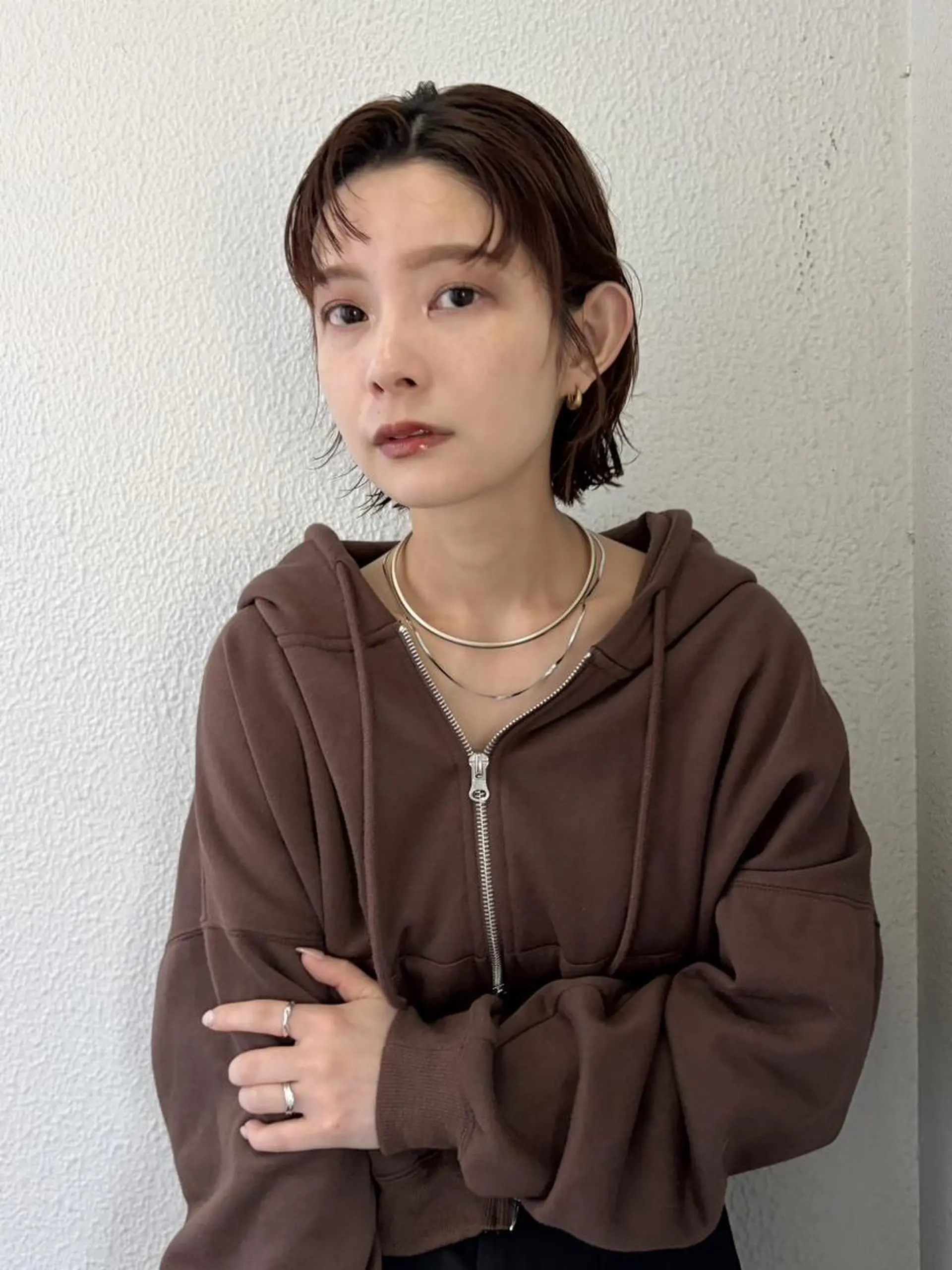 ショート カラー パーマ カット ヘアカラー パーマ トリートメント 🌼U24 ヘアデザインラボのヘアスタイル