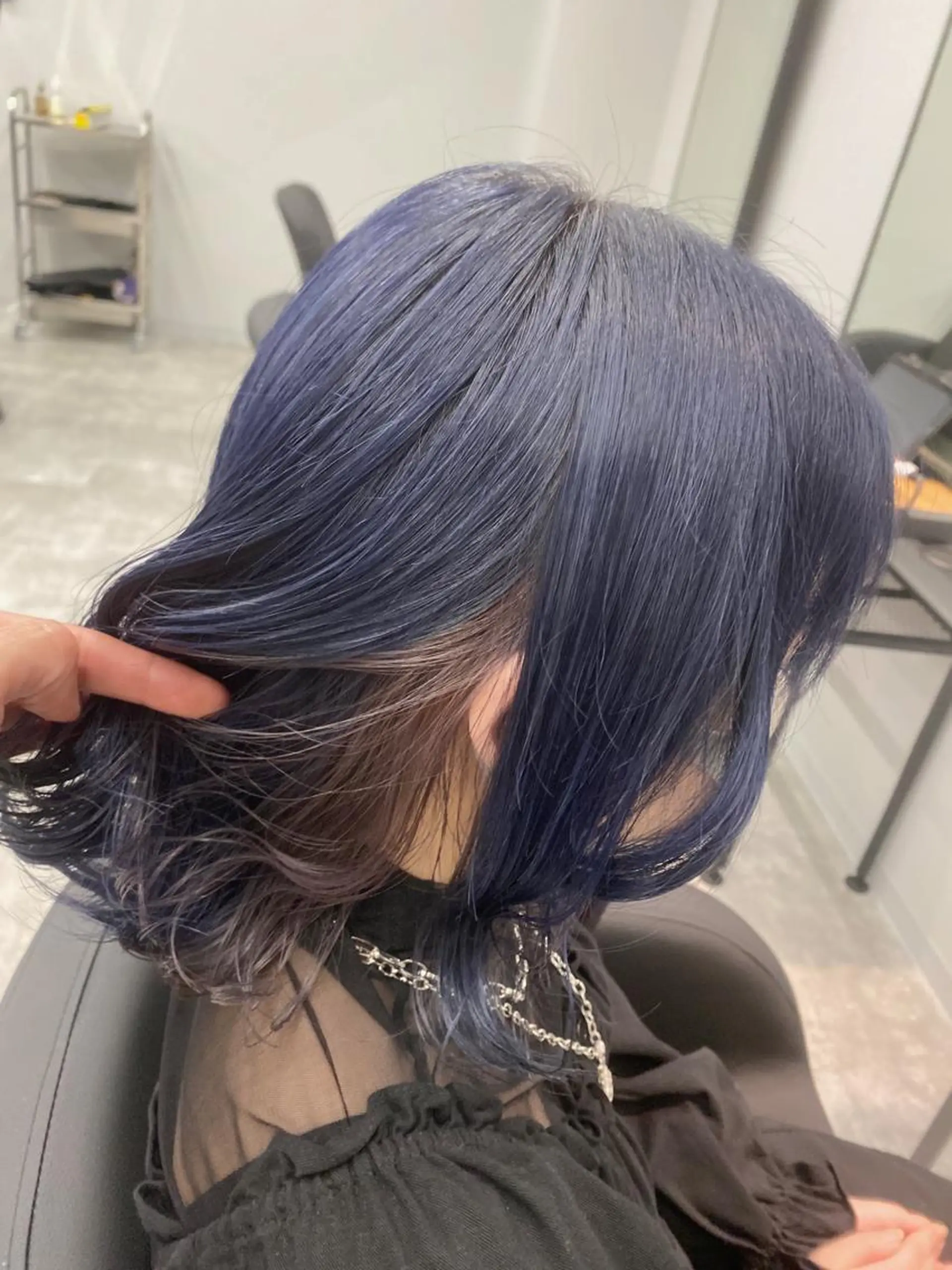 ミディアム カラー インナーカラー esu 天満のヘアスタイル