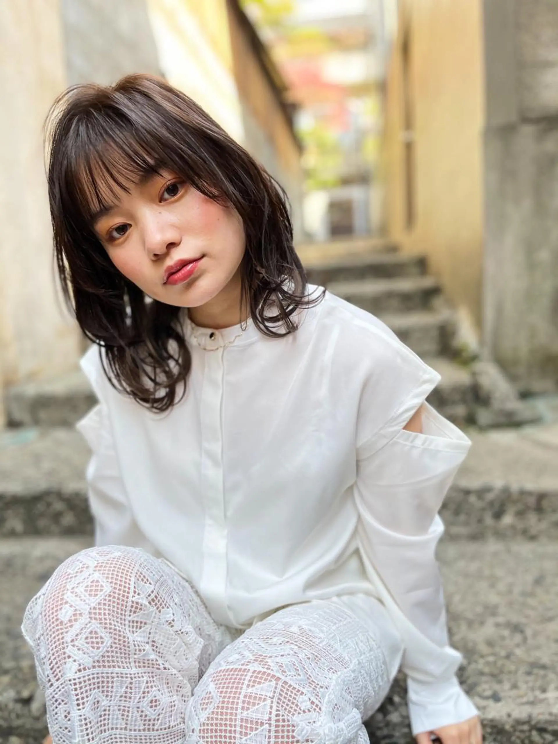 ミディアム 🌈お気に入り指名 No.1藤野原大聖のヘアスタイル