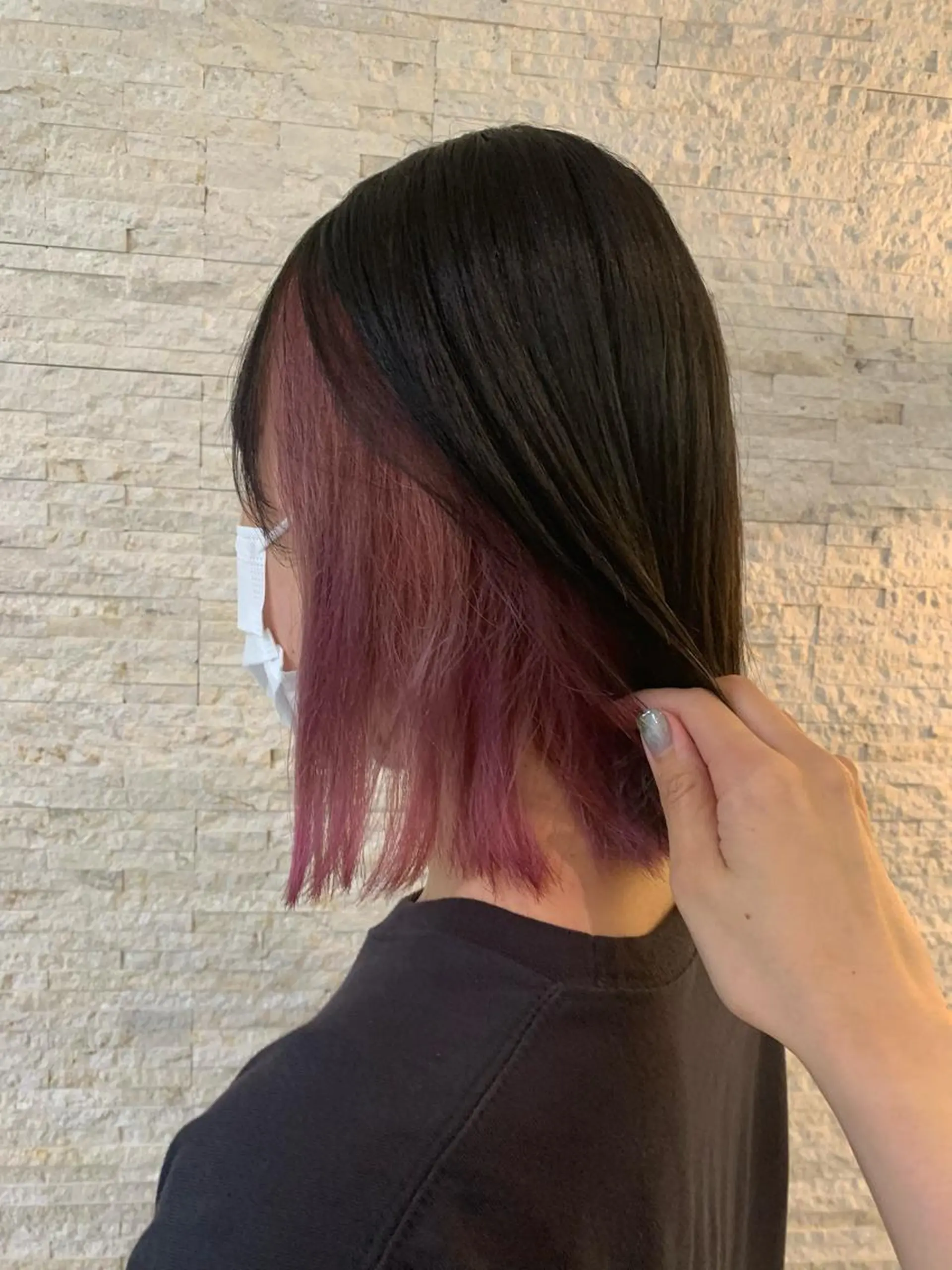 ミディアム カラー ピンクカラー SUNS by TRUNK所属・✄折橋 彩花🐶🍑のヘアスタイル