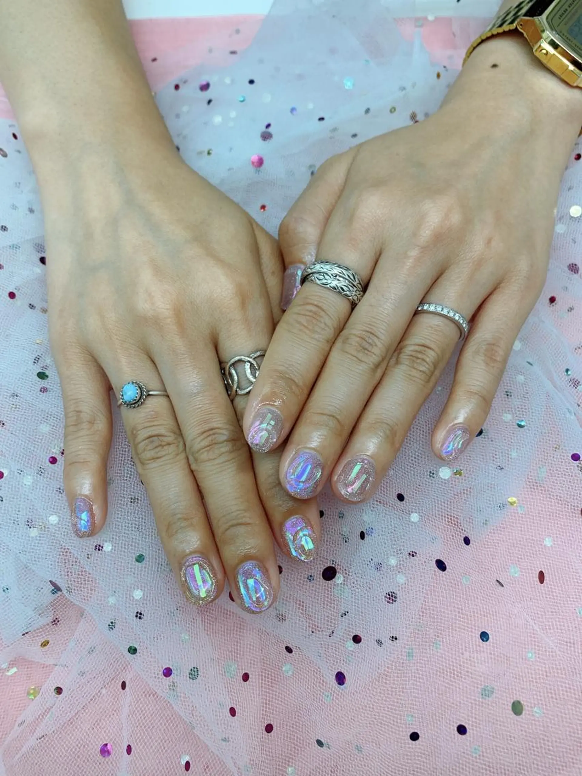 ネイル カラー 🦋ネイルサロン ブラン🌈ゆりのネイルデザイン