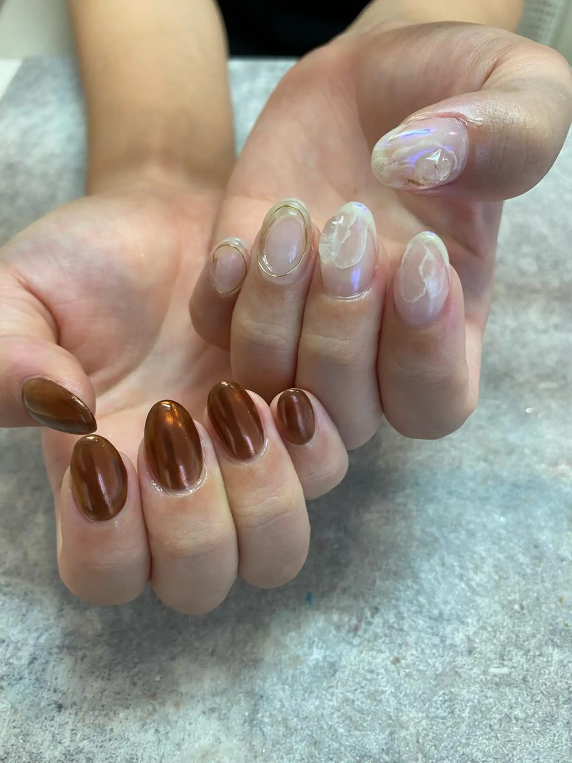 ネイル ハンドネイル 【LINON】 airiのネイルデザイン