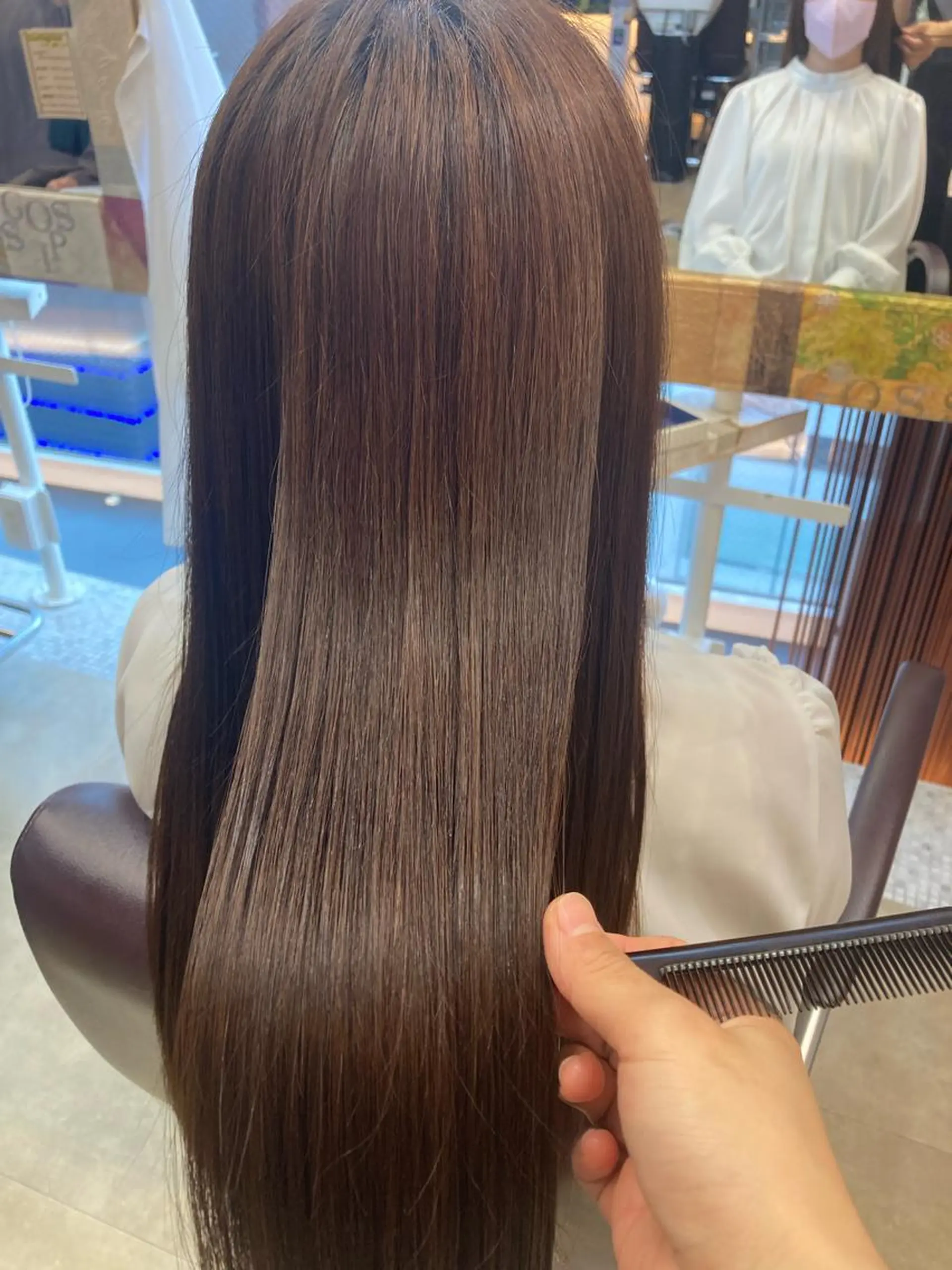 ロング 縮毛矯正 GOSSIP信国 瑞絵のヘアスタイル