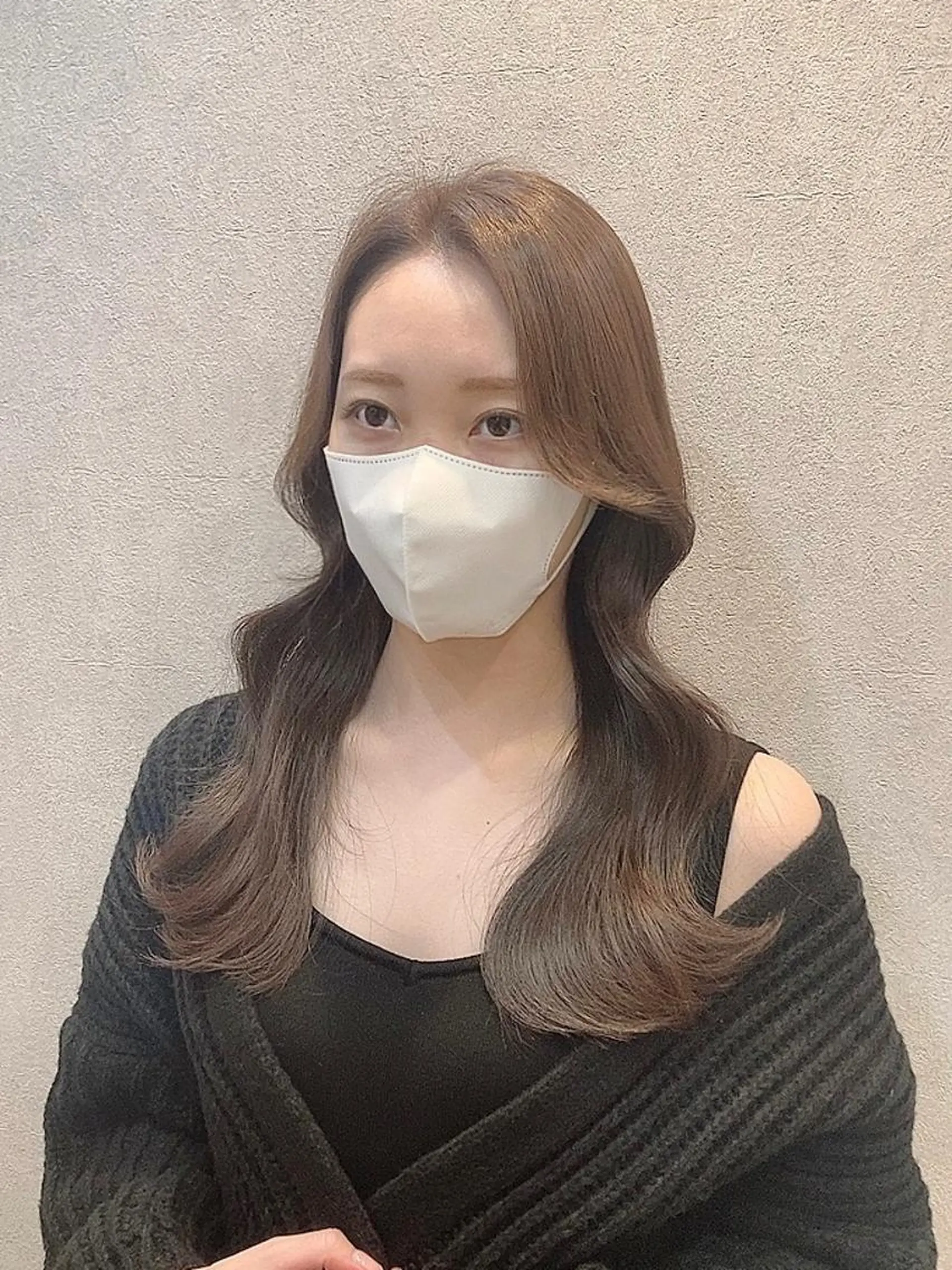 ロング カラー 韓国風ヘア ロング カット ヘアカラー トリートメント 🩷韓国ヘア/ヨシン モリ🩷Maikaのヘアスタイル